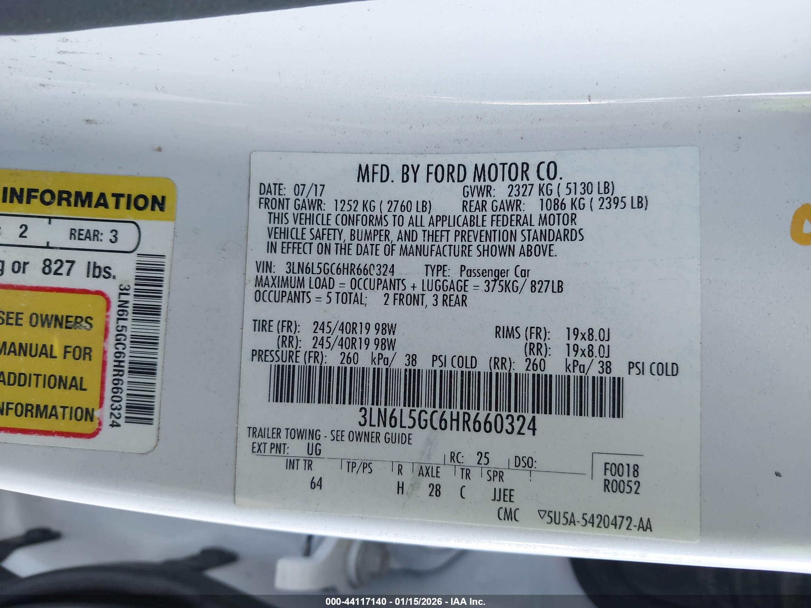 LINCOLN MKZ image 9