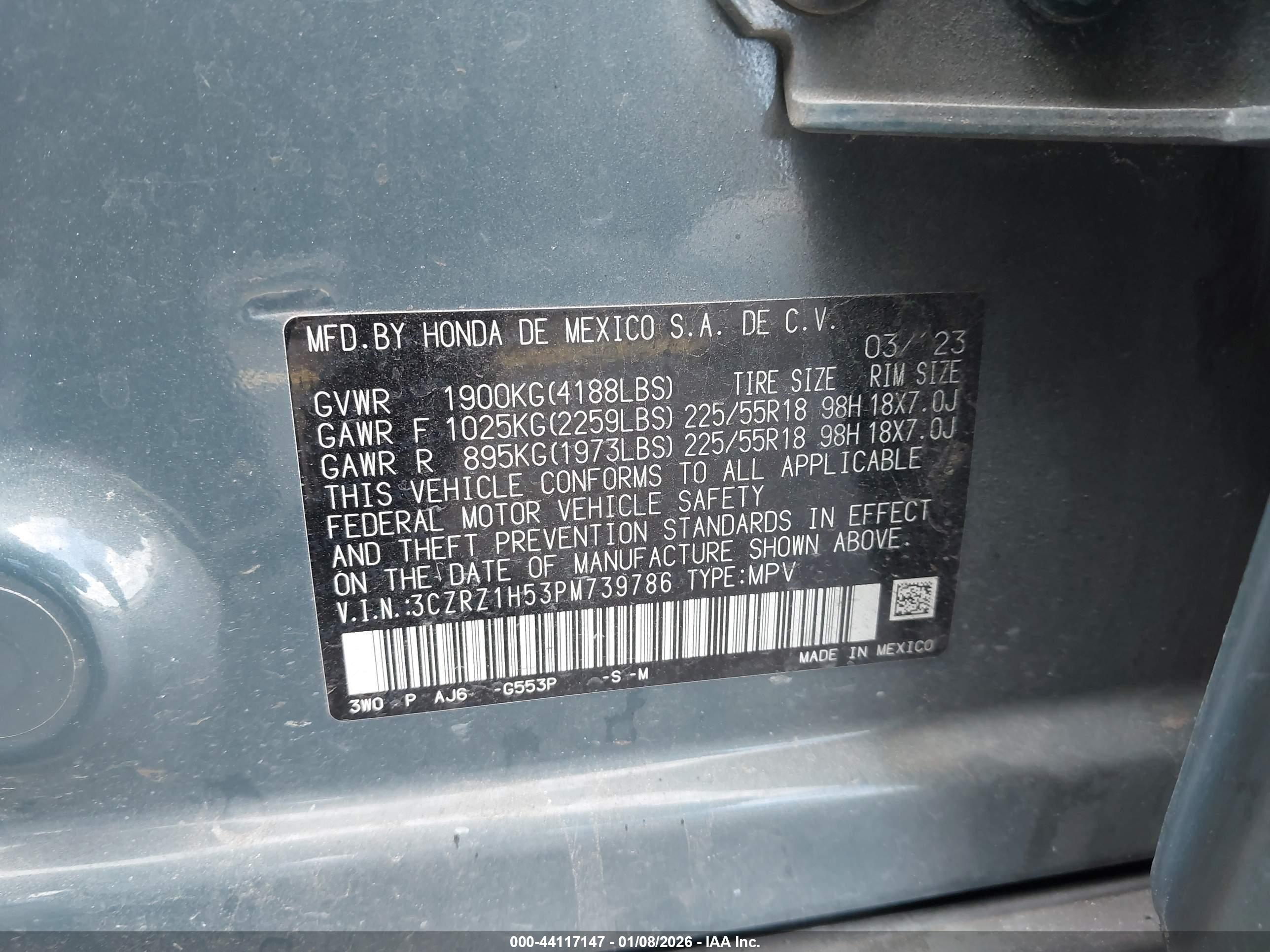 HONDA HR-V image 9
