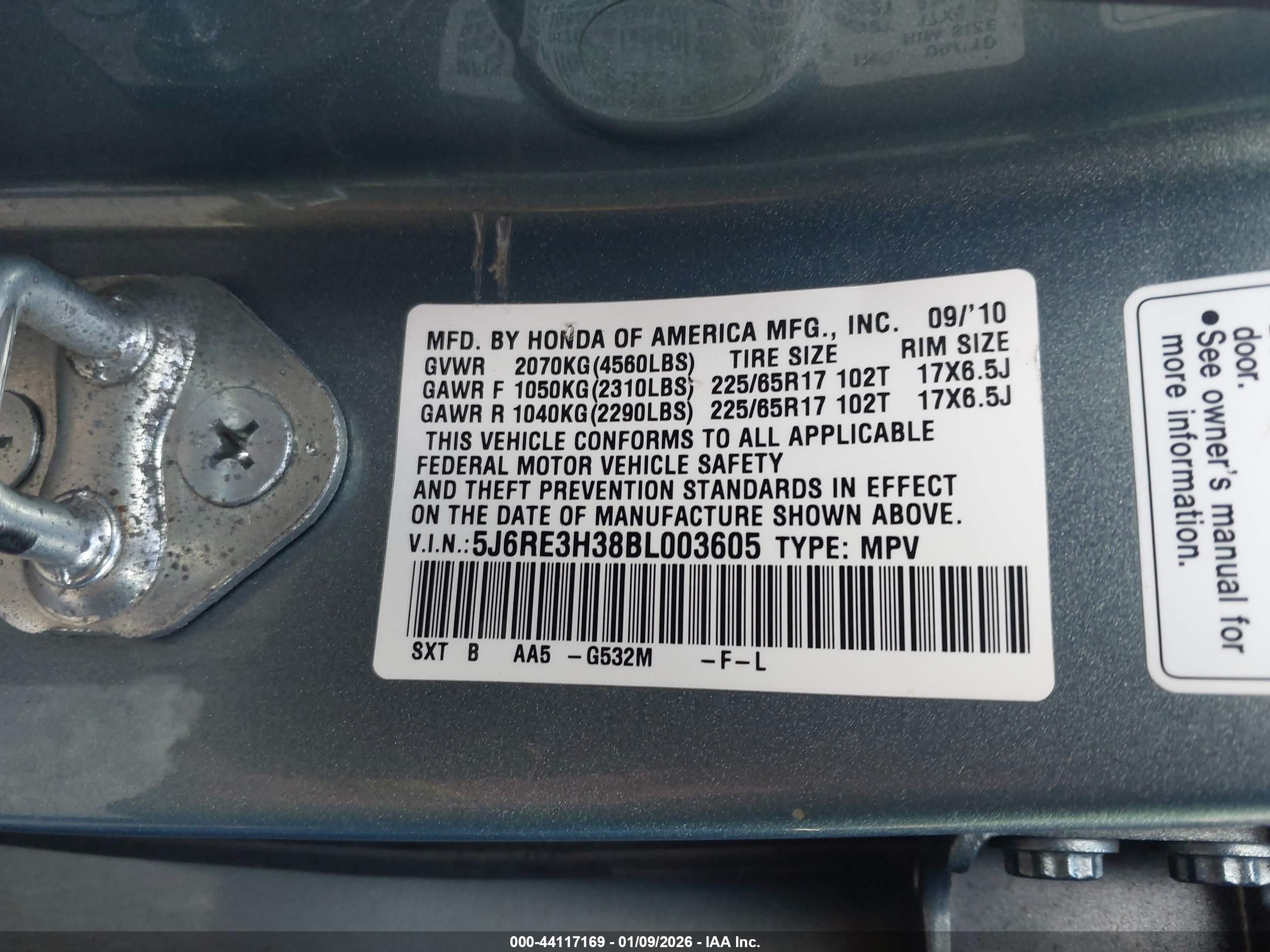 HONDA CR-V image 9