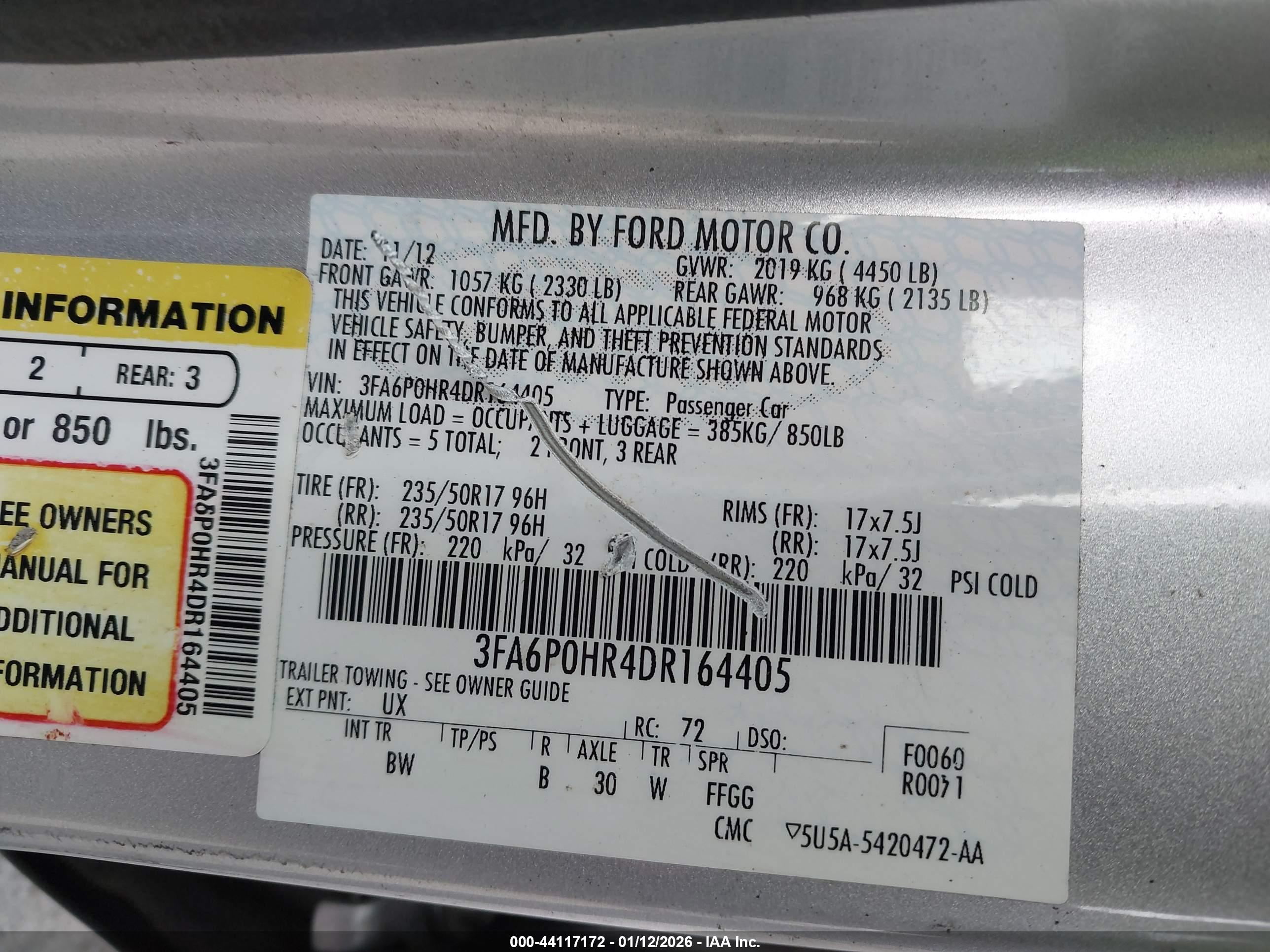 FORD FUSION image 9