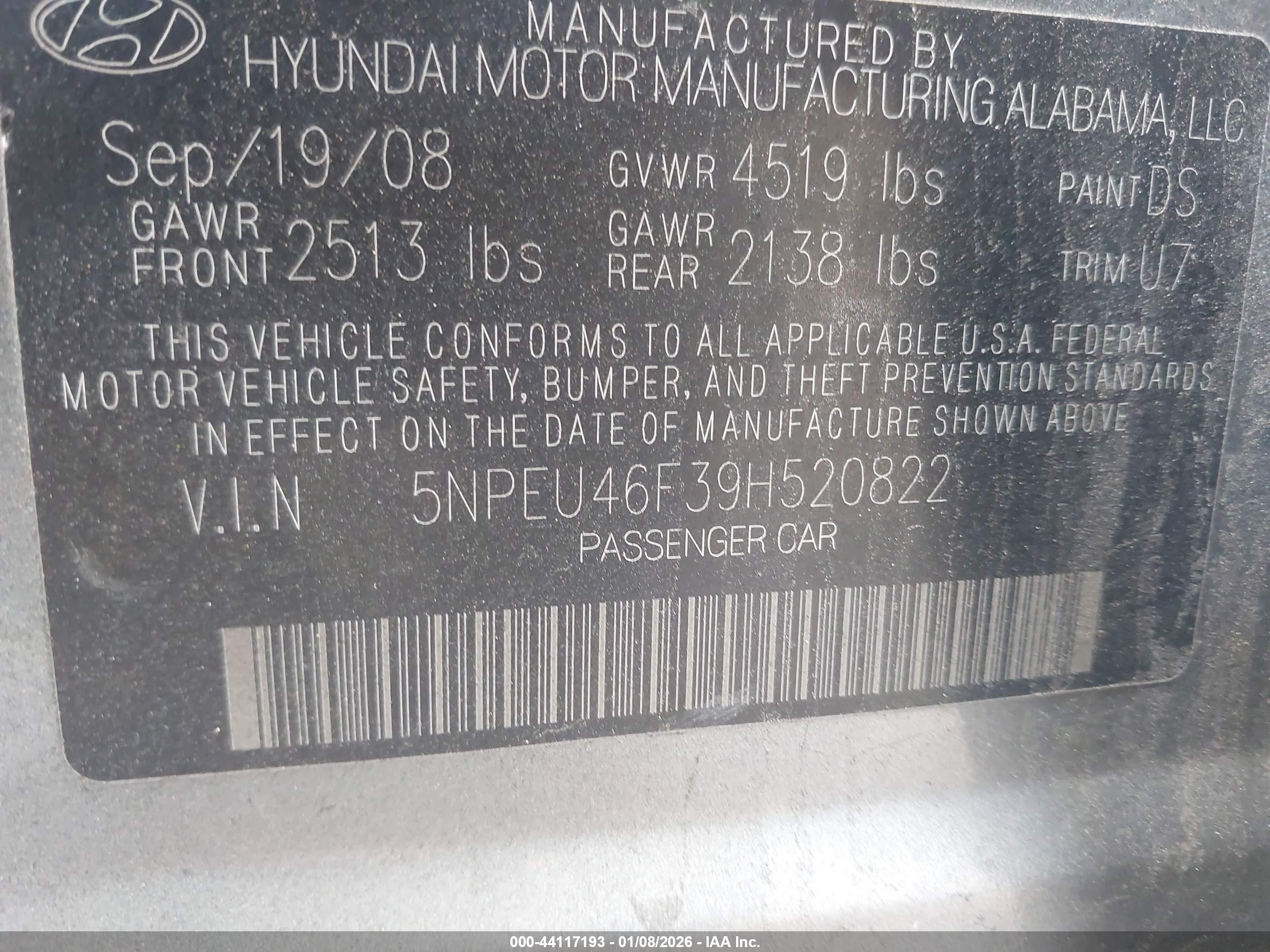 HYUNDAI SONATA image 9