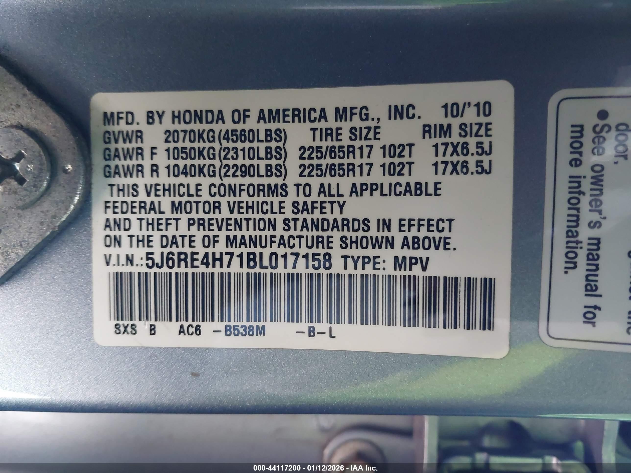 HONDA CR-V image 9