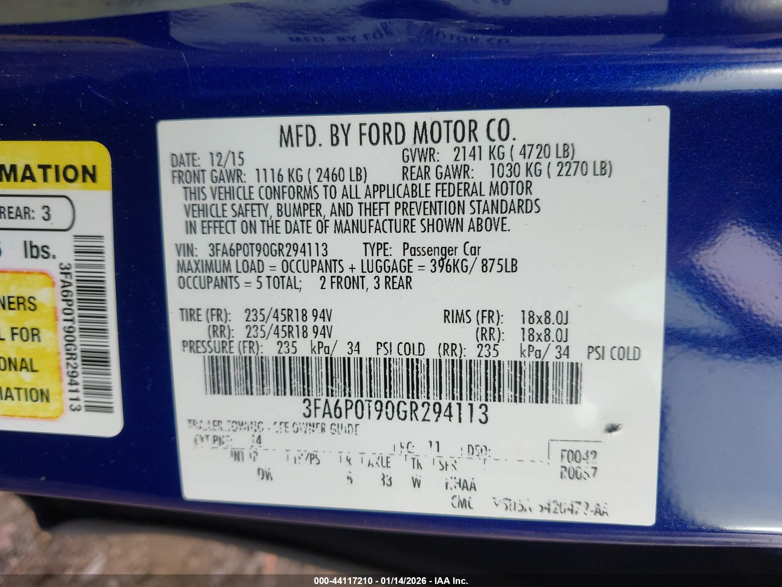 FORD FUSION image 9
