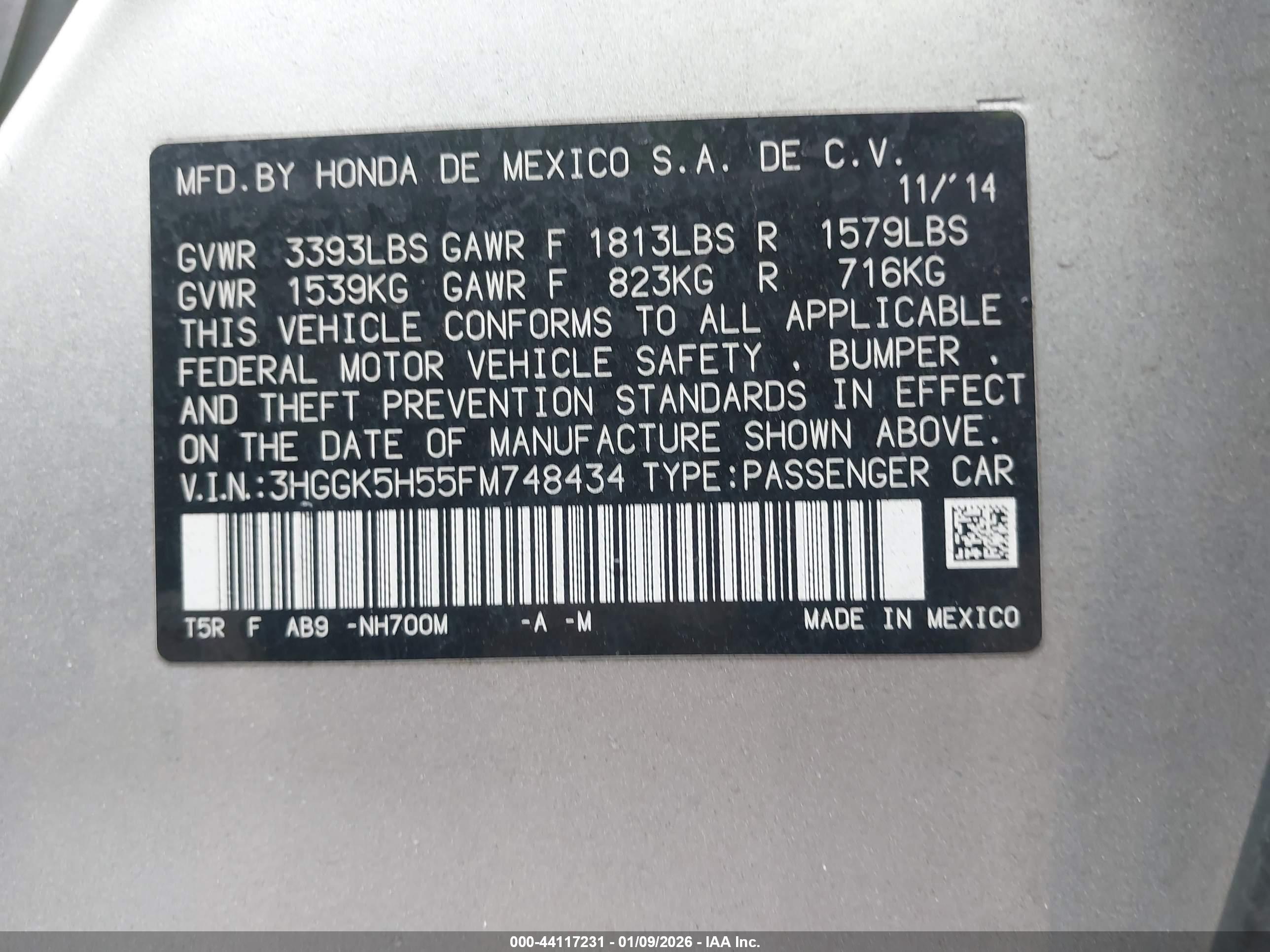 HONDA FIT image 9