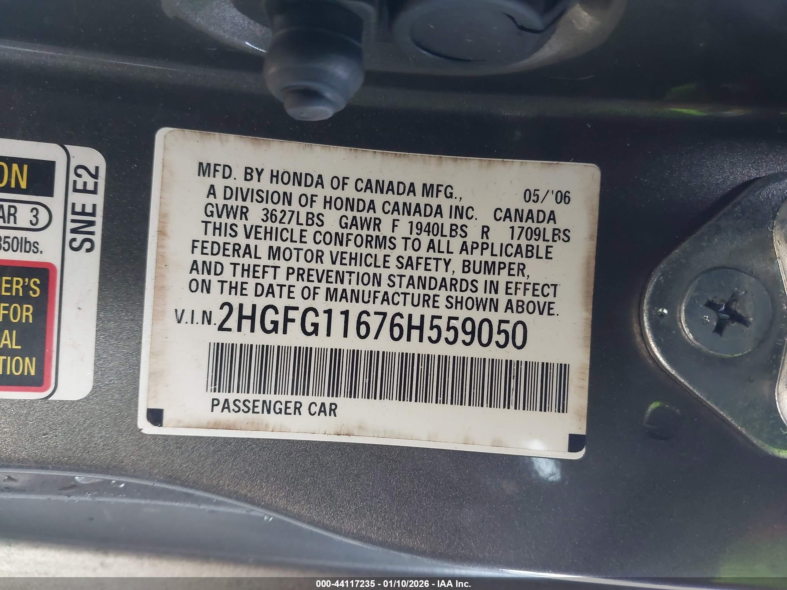 HONDA CIVIC image 9