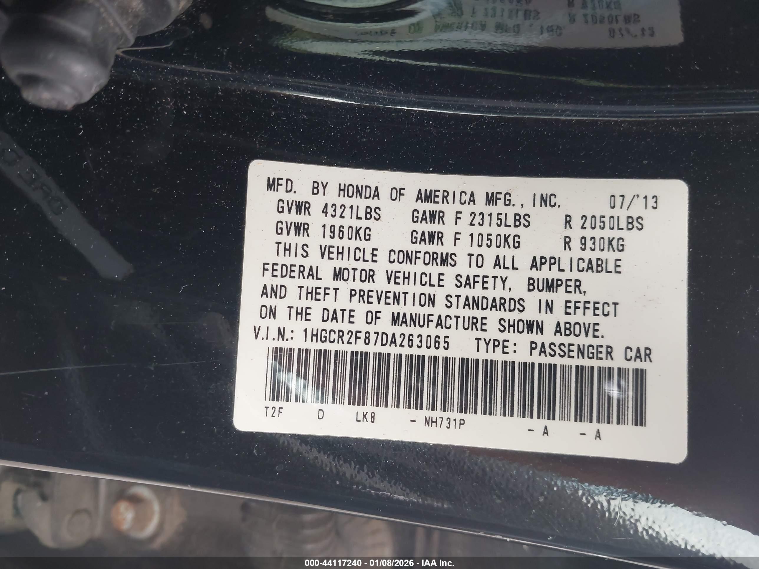 HONDA ACCORD image 9