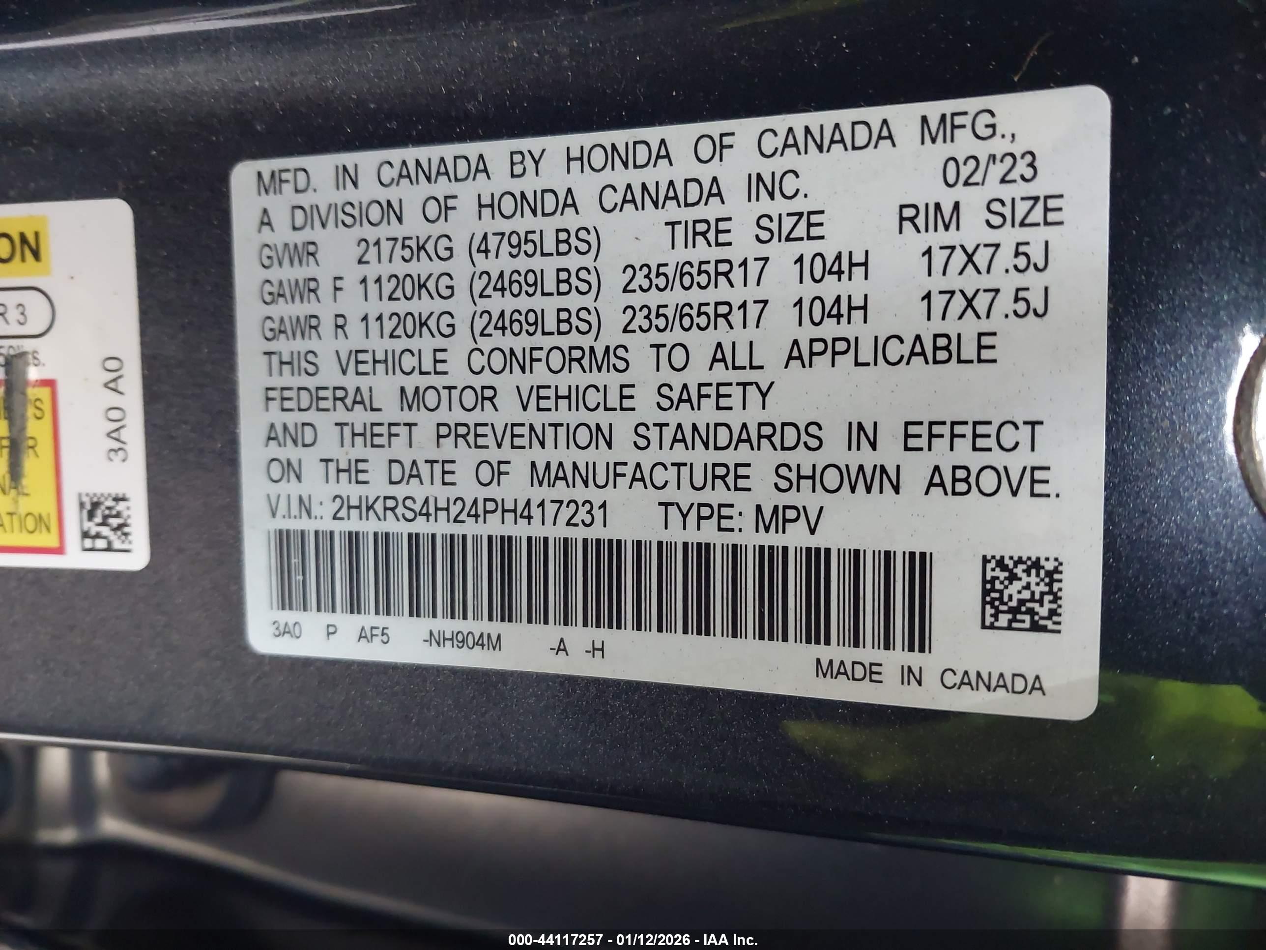 HONDA CR-V image 9