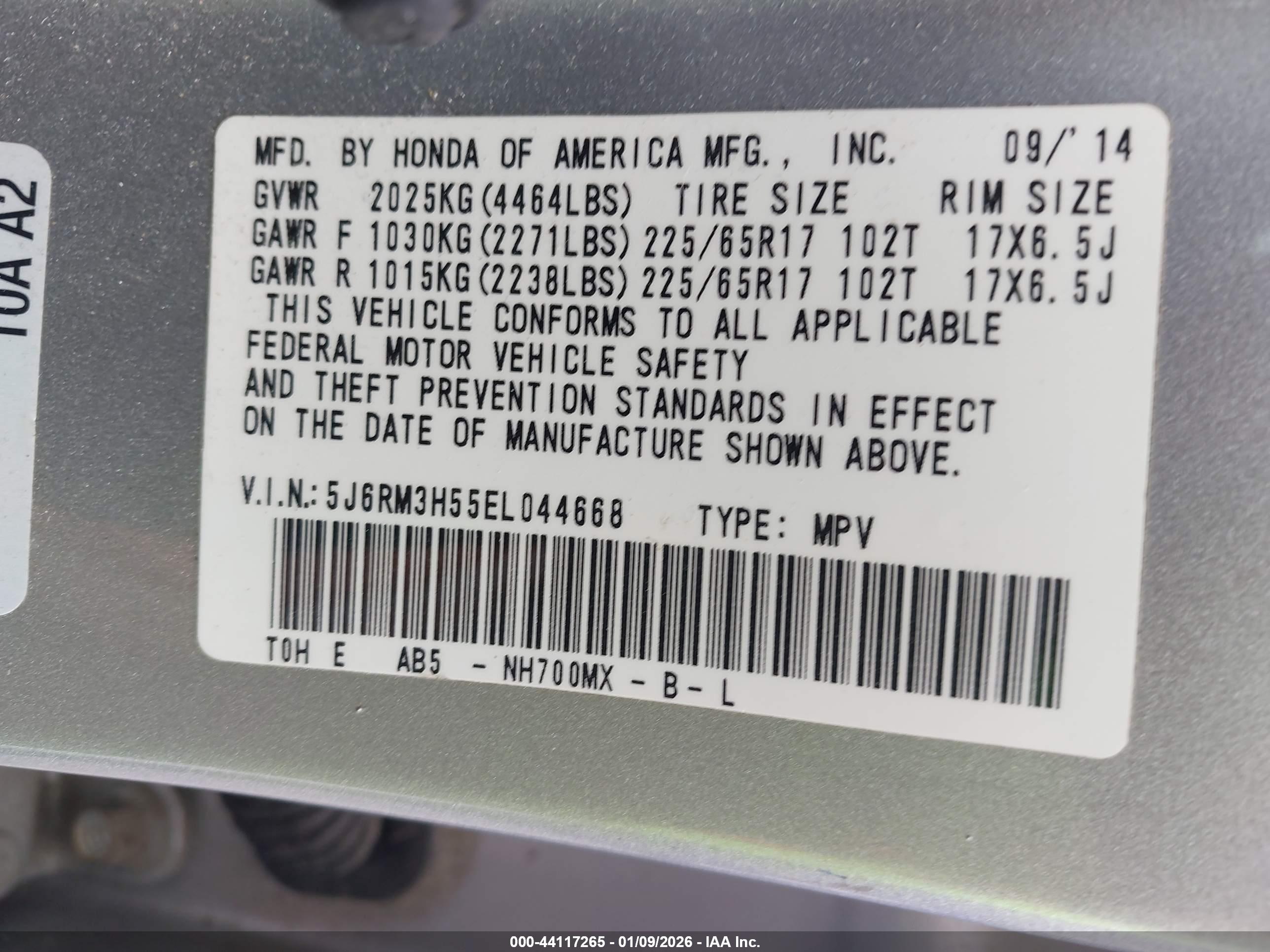 HONDA CR-V image 9