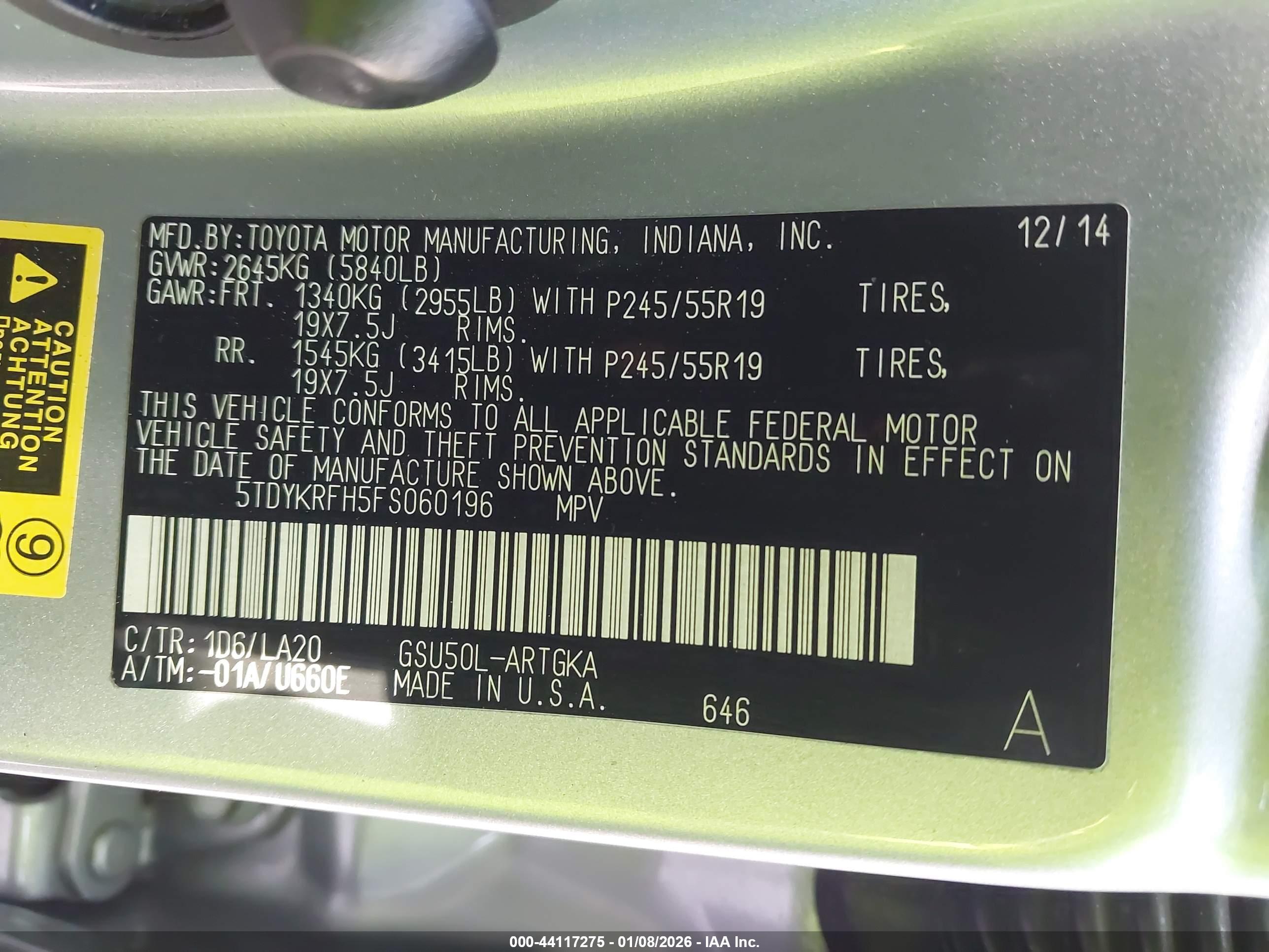 TOYOTA HIGHLANDER image 9
