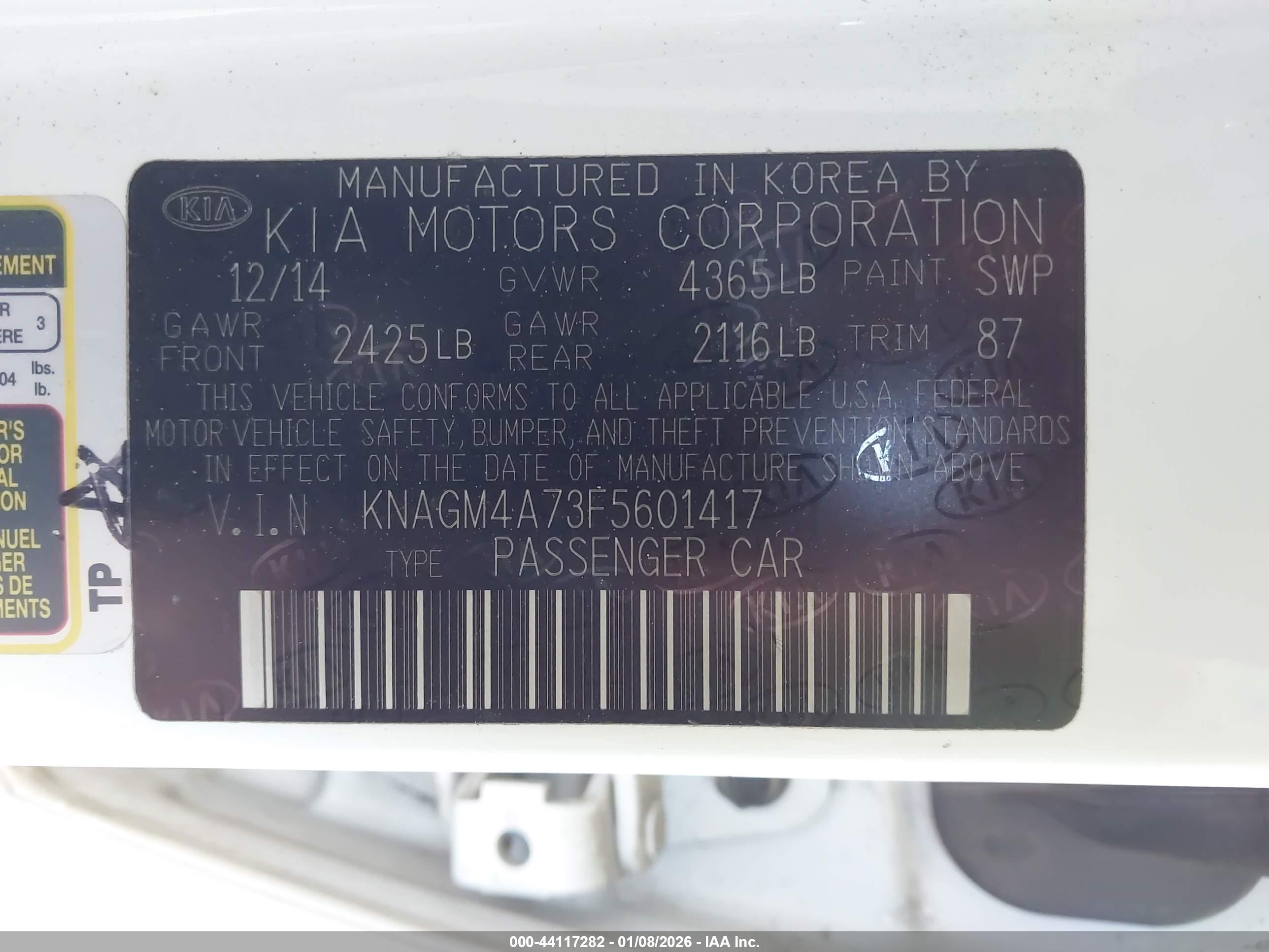 KIA OPTIMA image 9