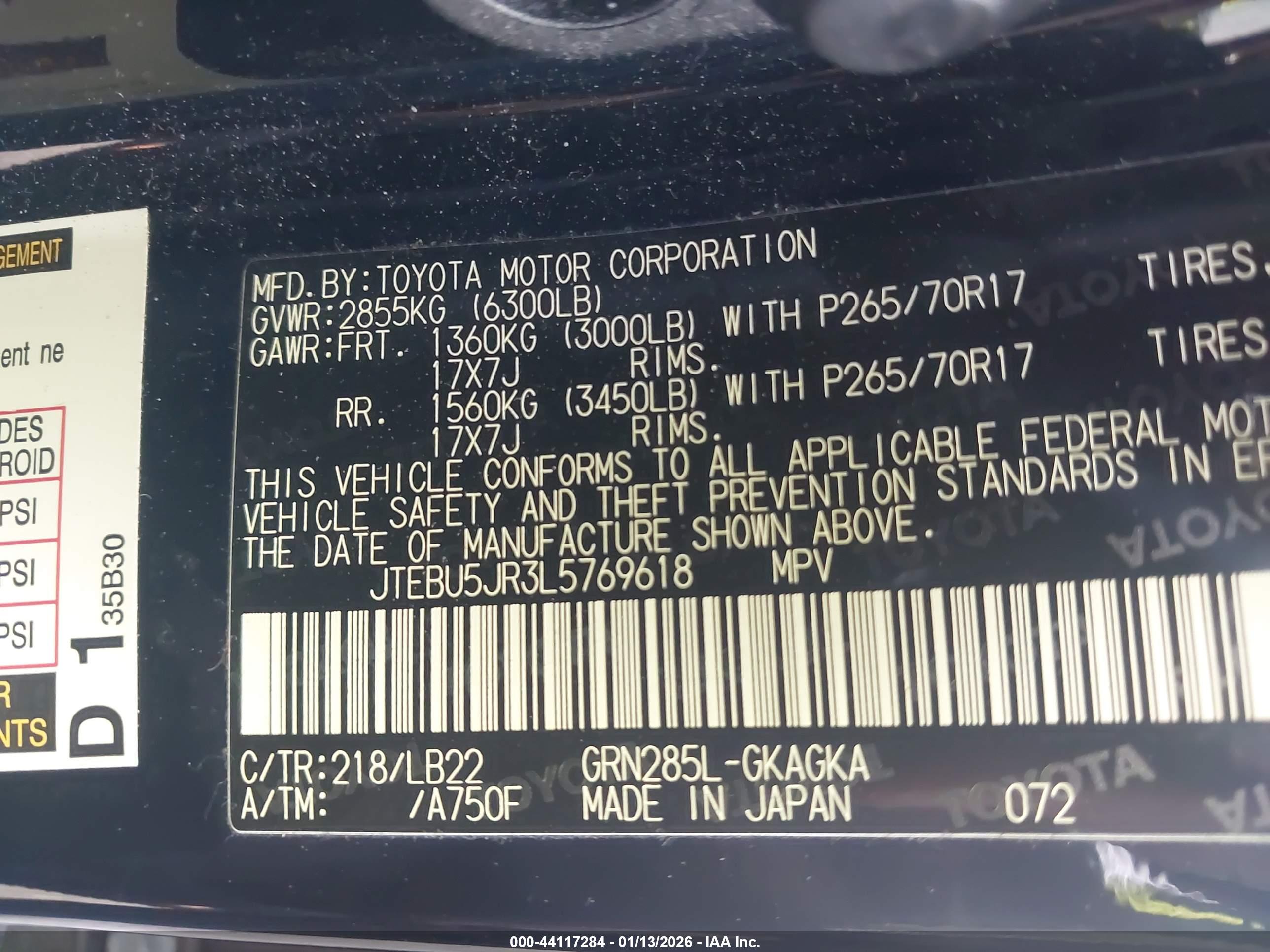 TOYOTA 4RUNNER image 9