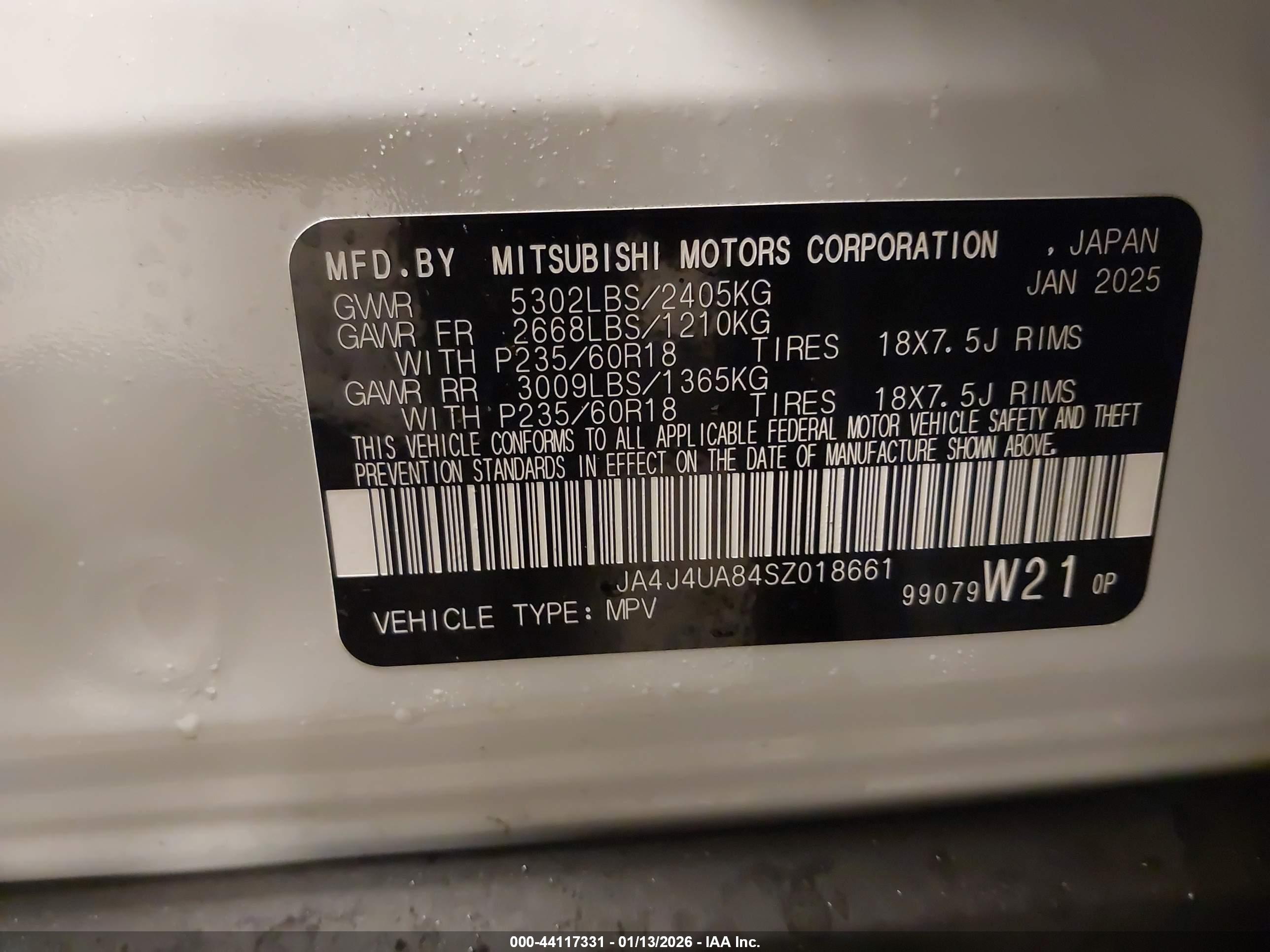 MITSUBISHI OUTLANDER image 9