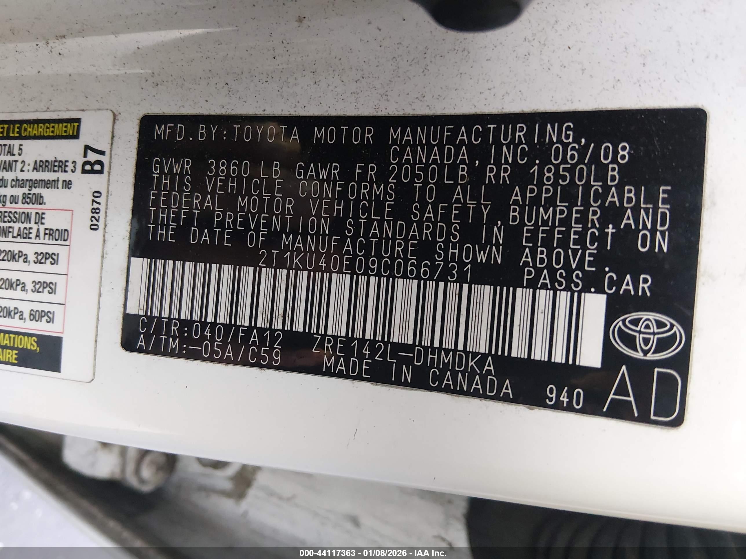 TOYOTA MATRIX image 9