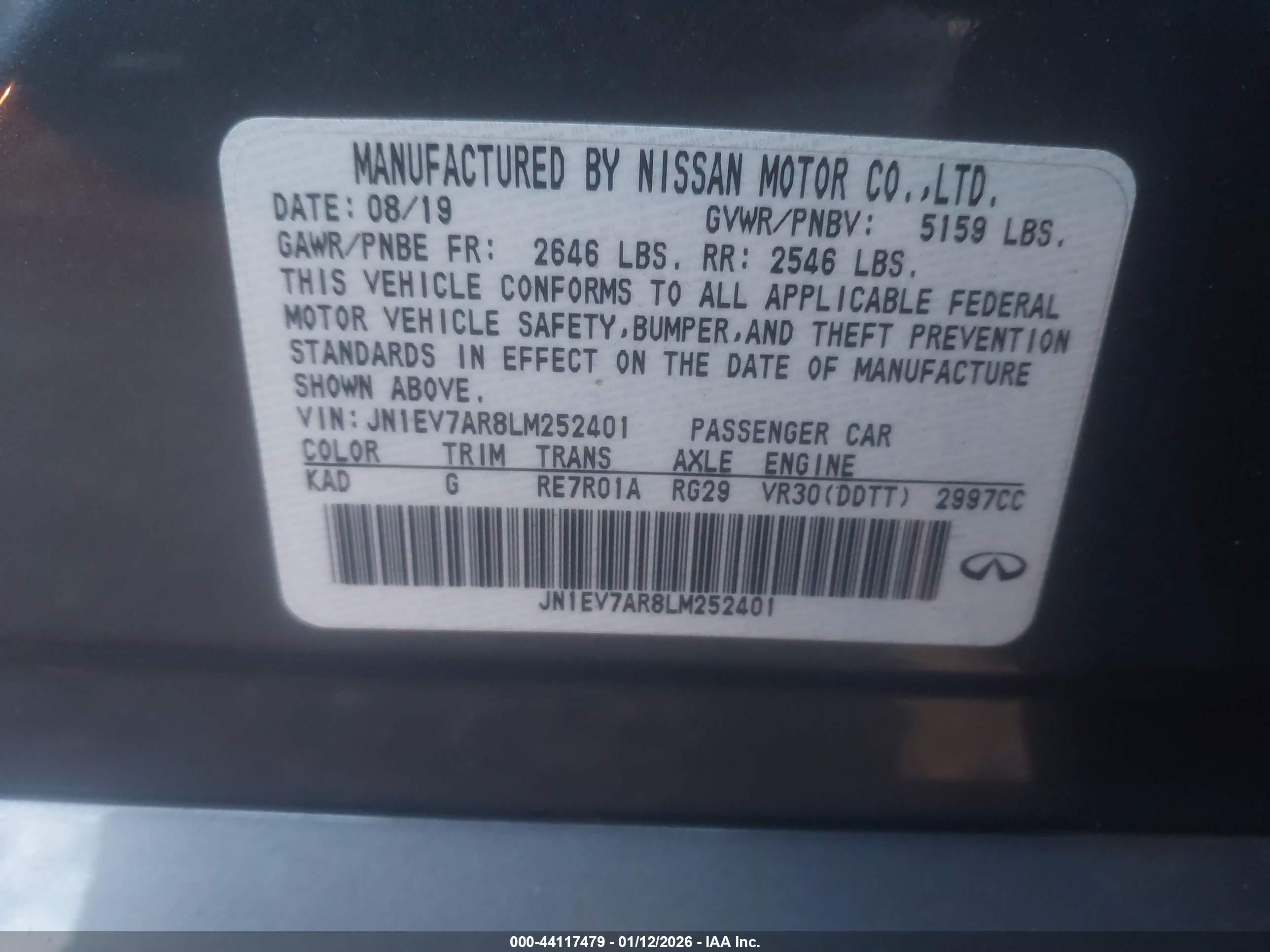 INFINITI Q50 image 9