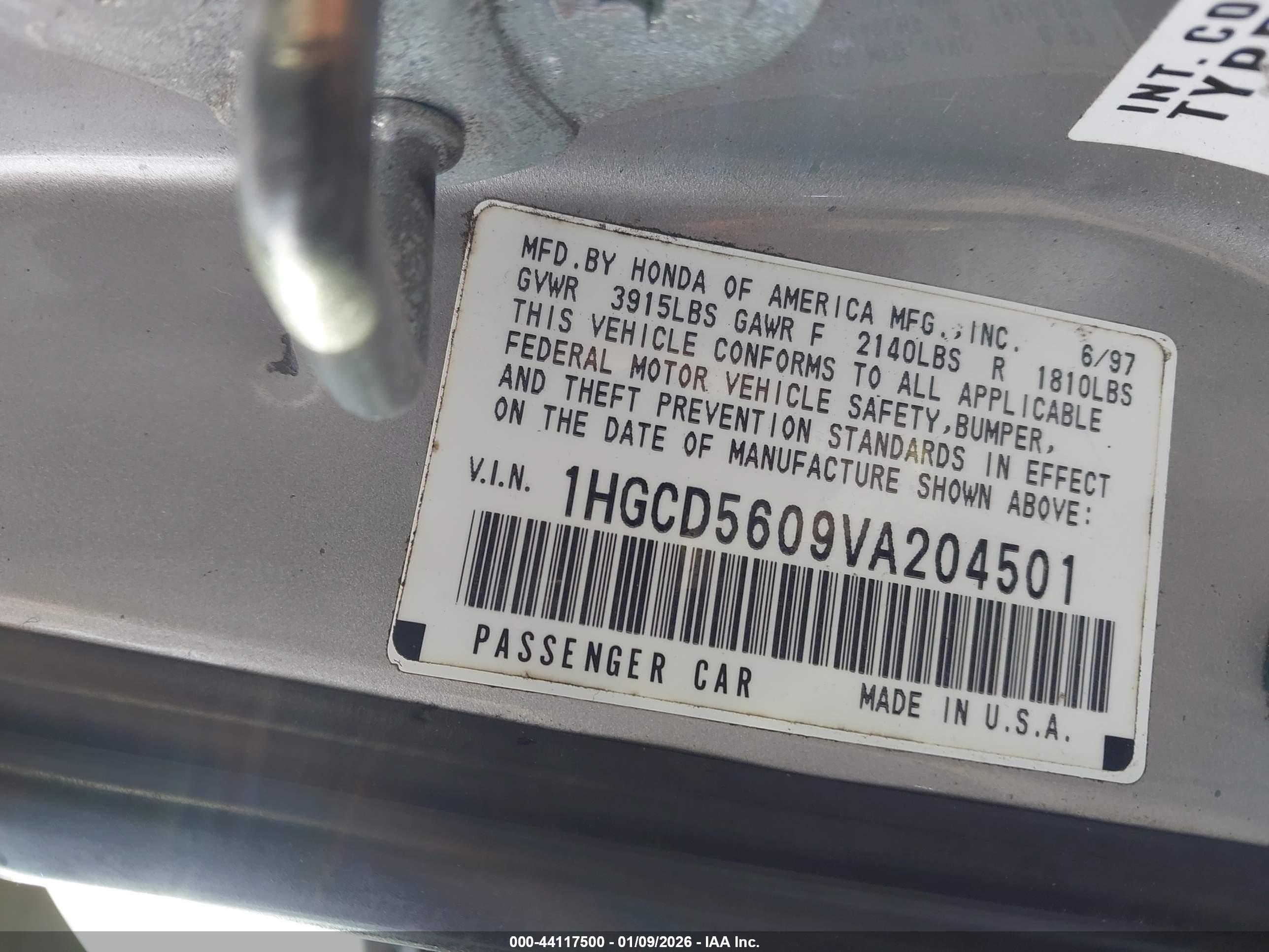 HONDA ACCORD image 9