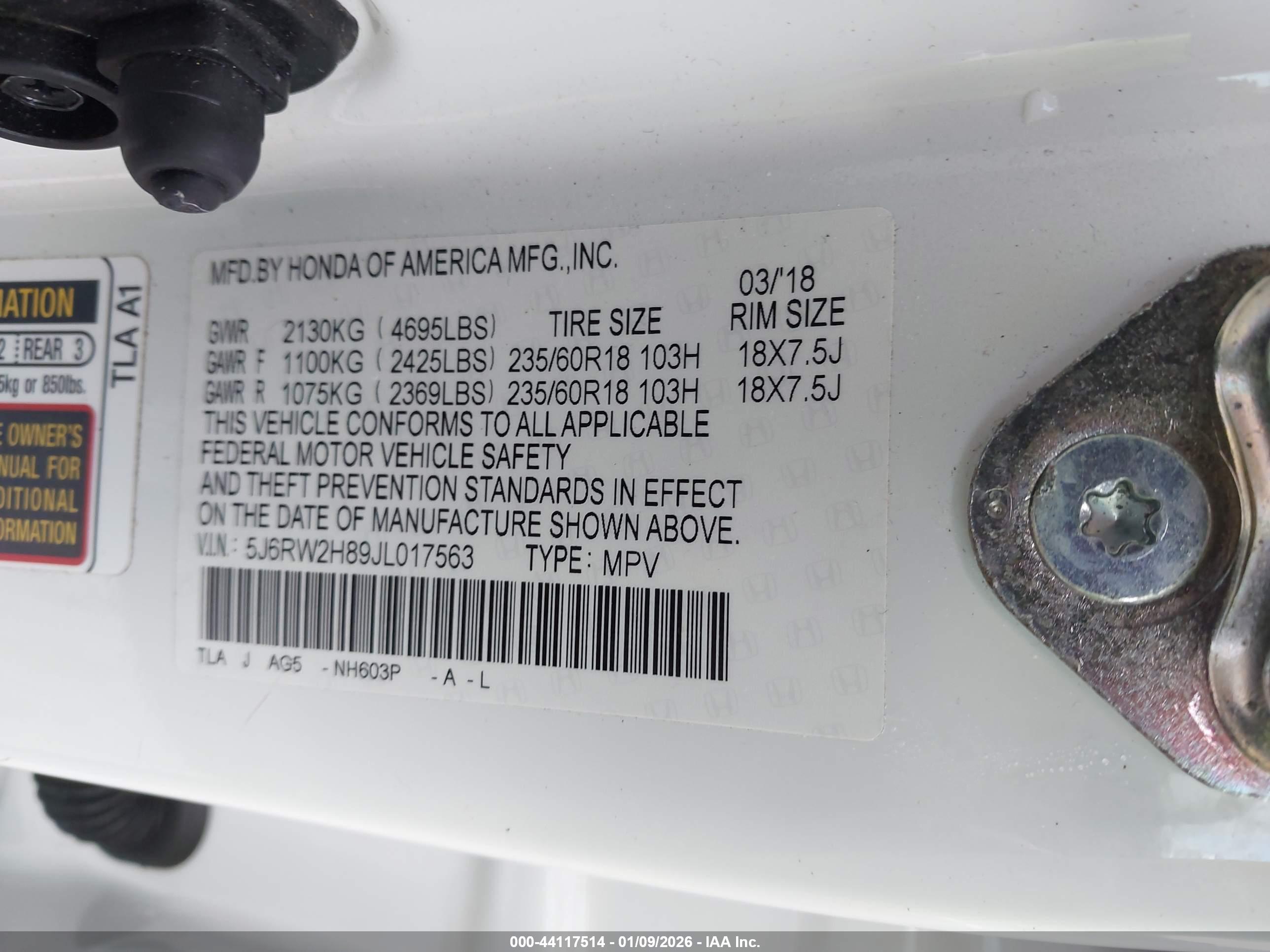 HONDA CR-V image 9