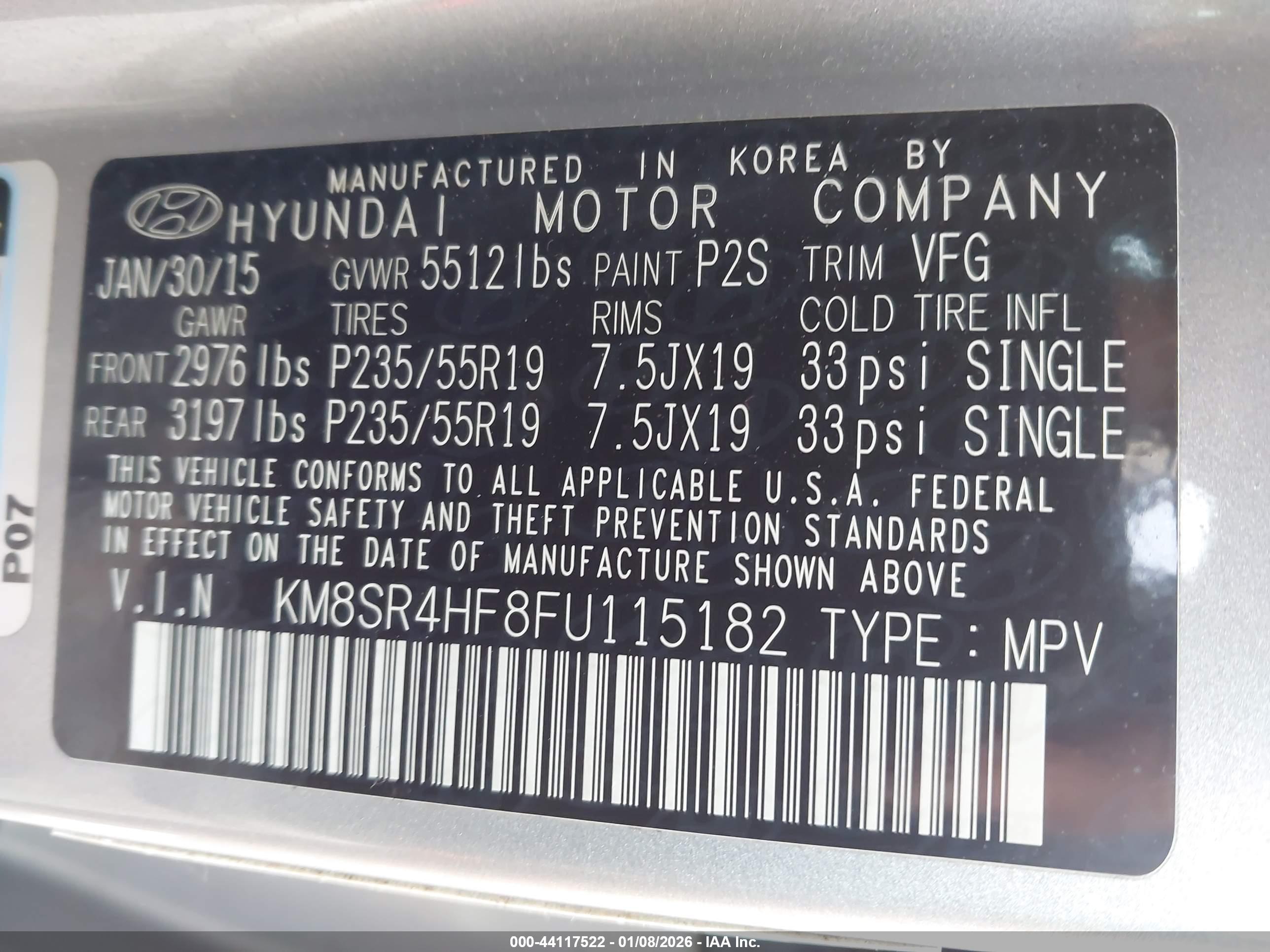 HYUNDAI SANTA image 9
