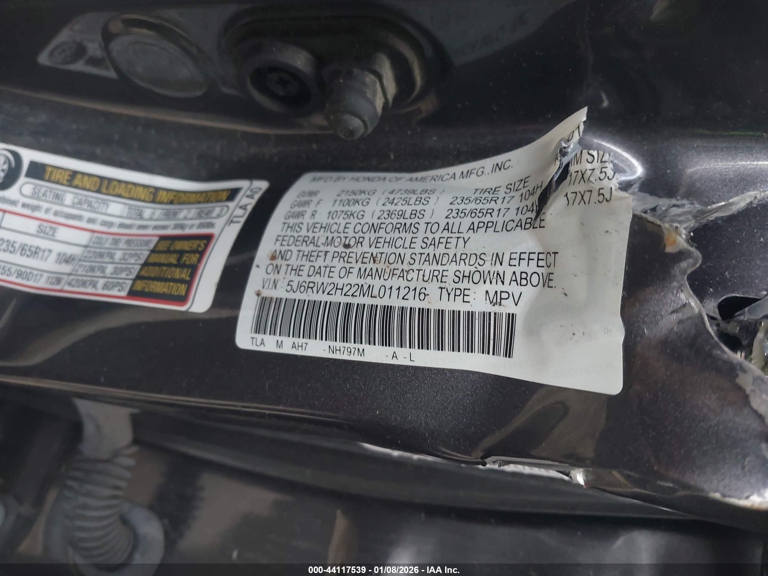 HONDA CR-V image 9