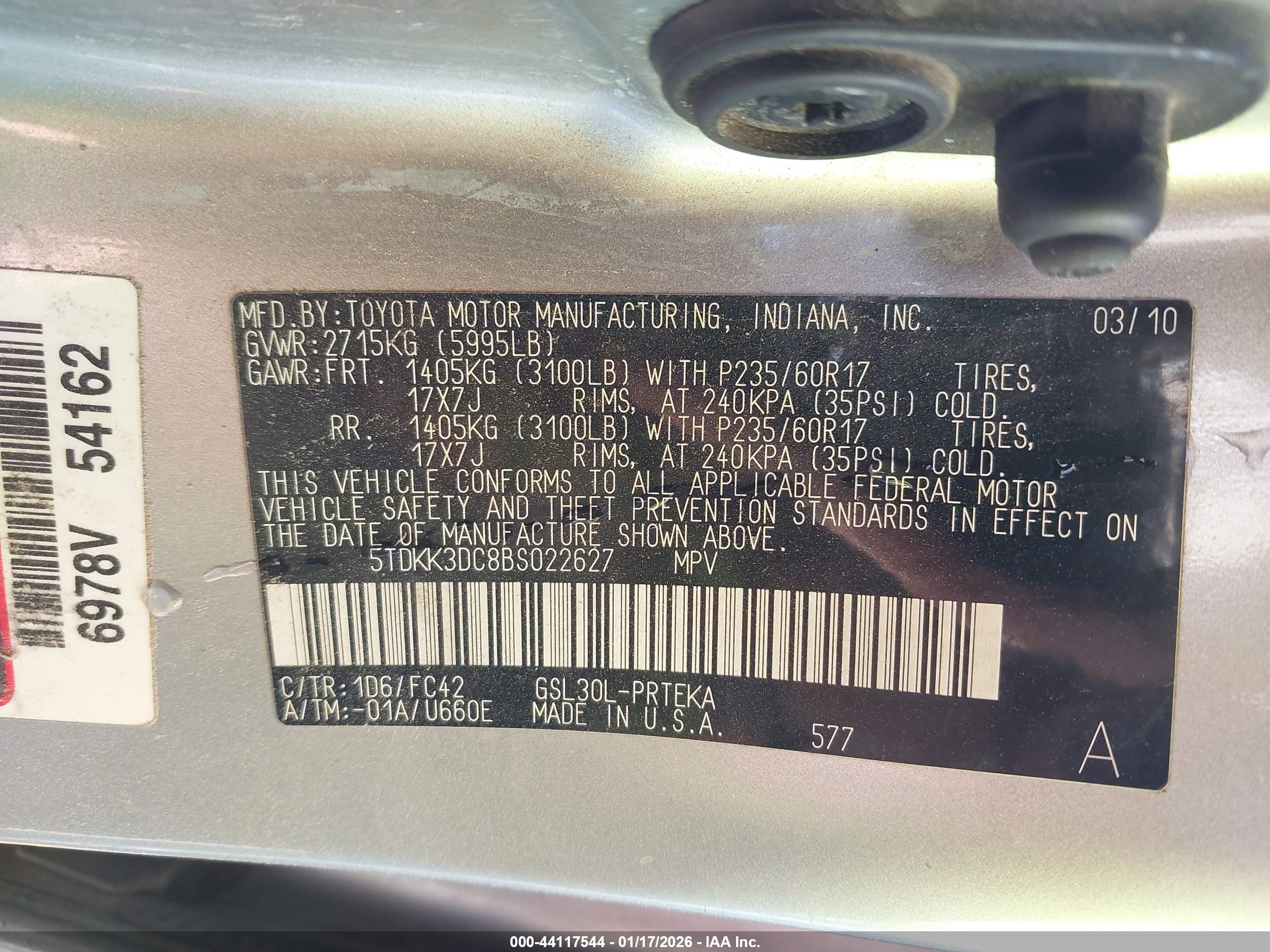 TOYOTA SIENNA image 9