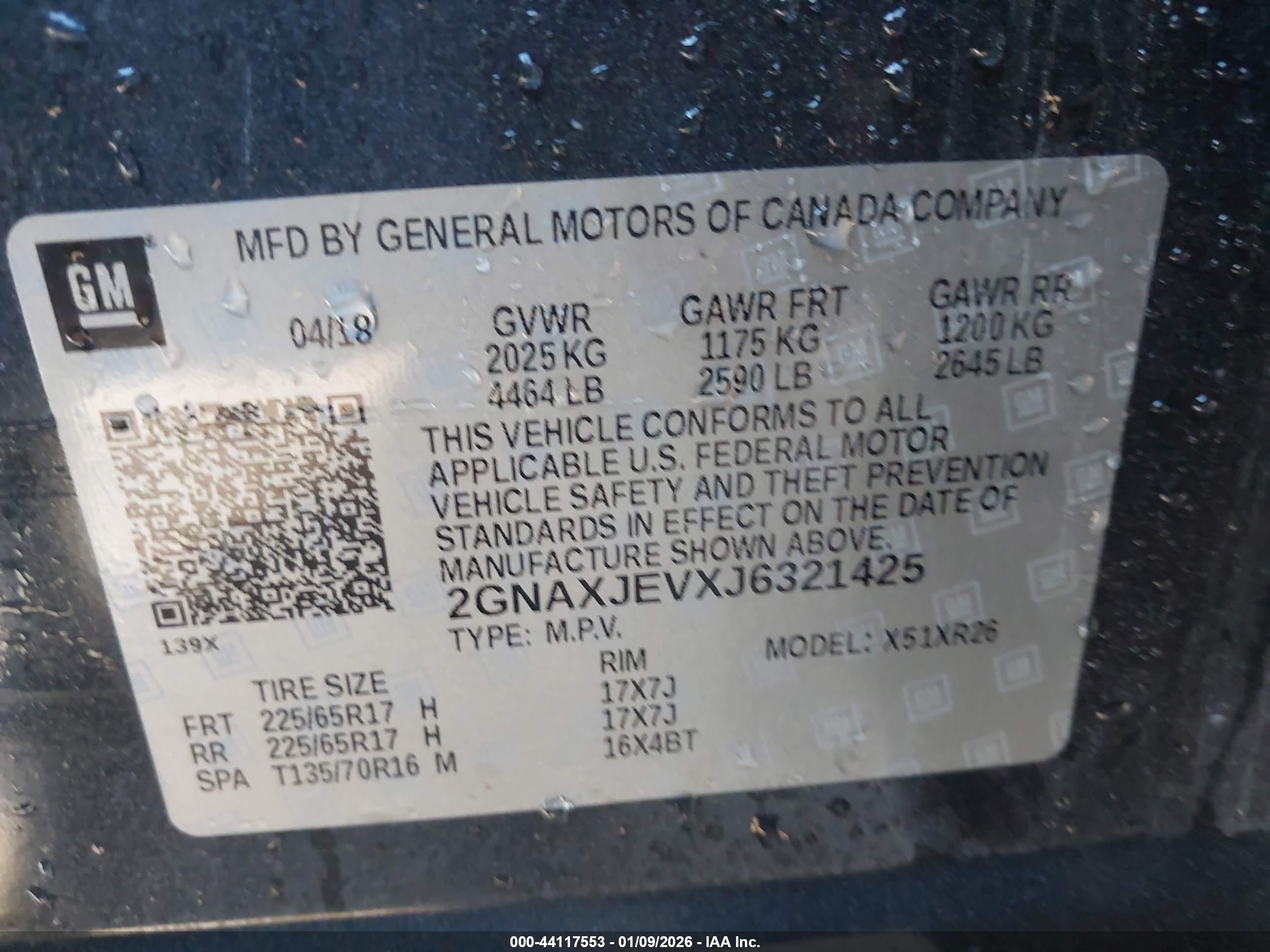 CHEVROLET EQUINOX image 9