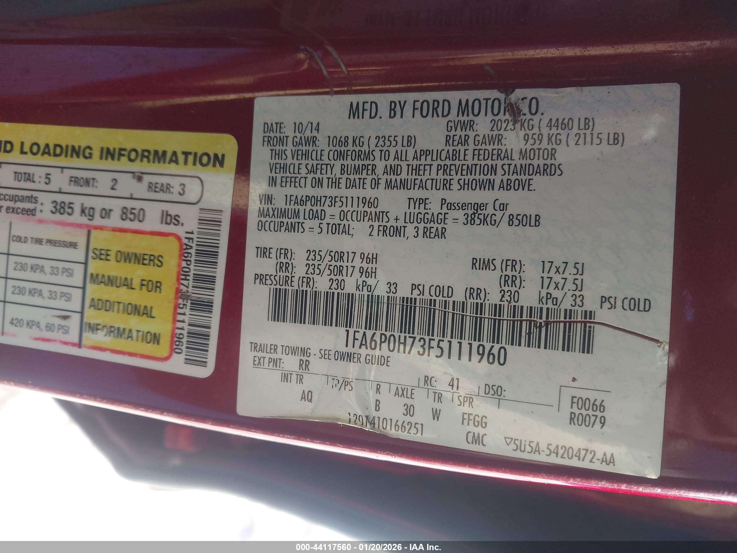 FORD FUSION image 9