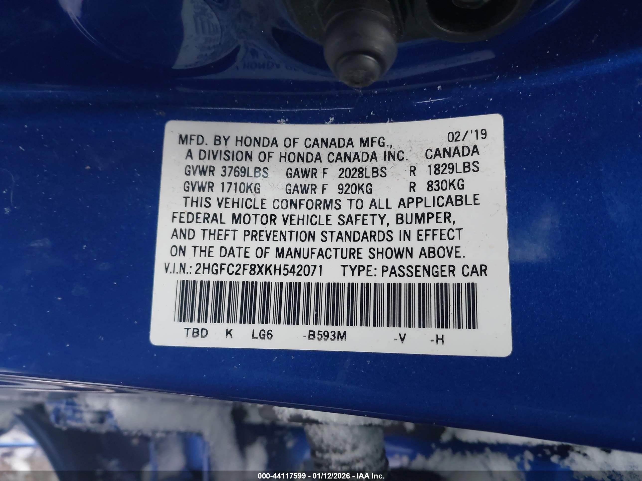 HONDA CIVIC image 9