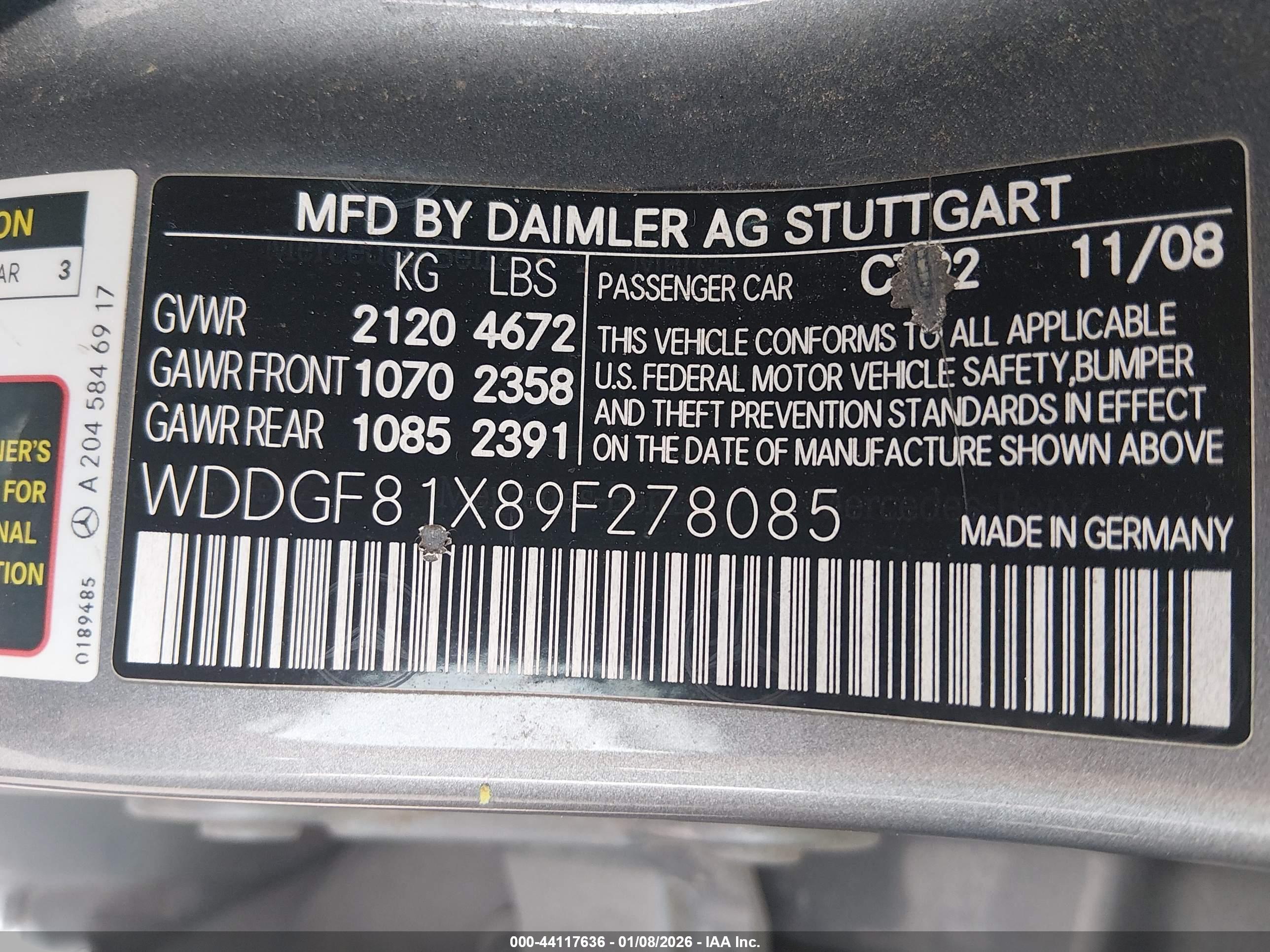MERCEDES-BENZ C image 9