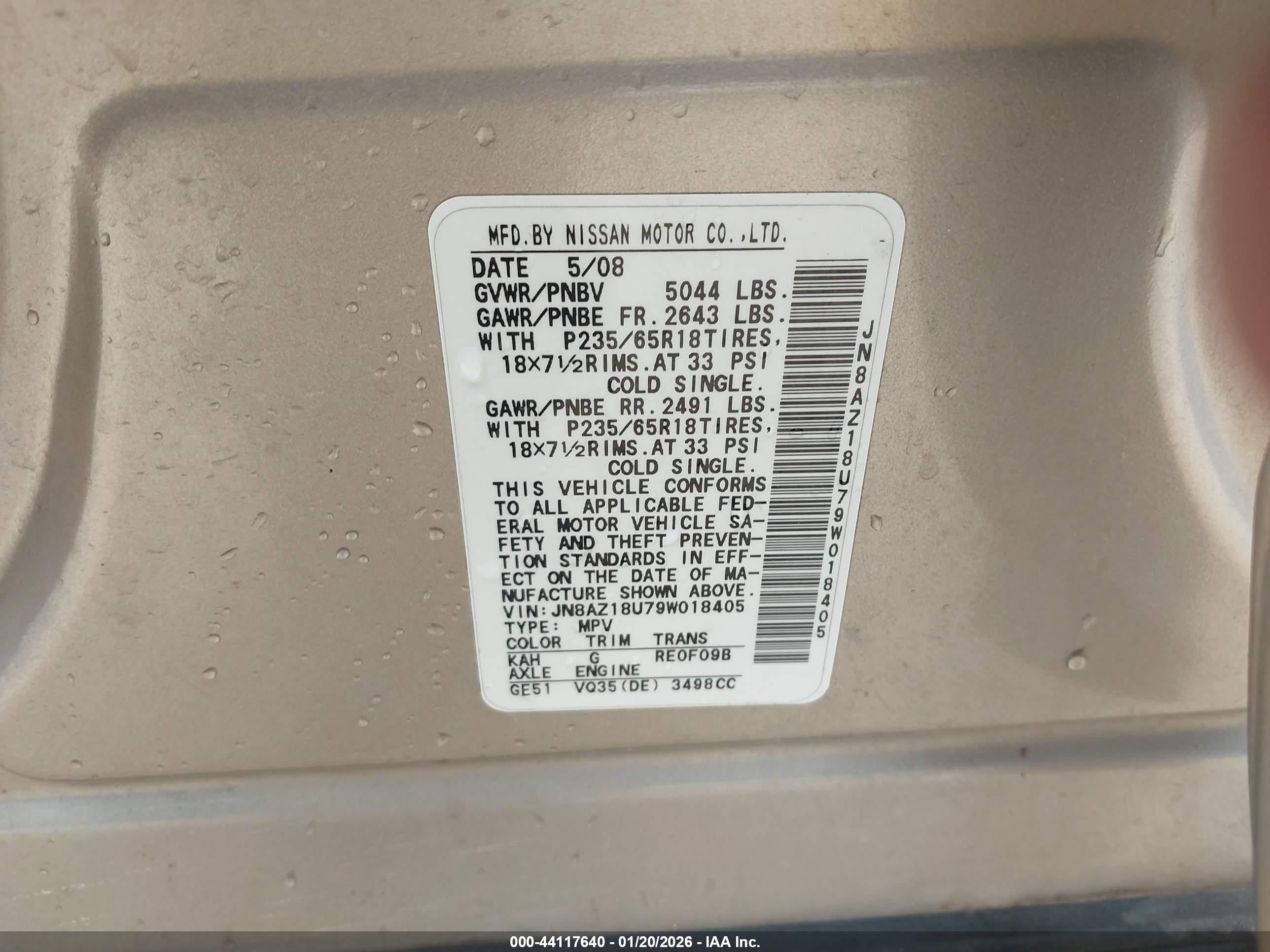 NISSAN MURANO image 9