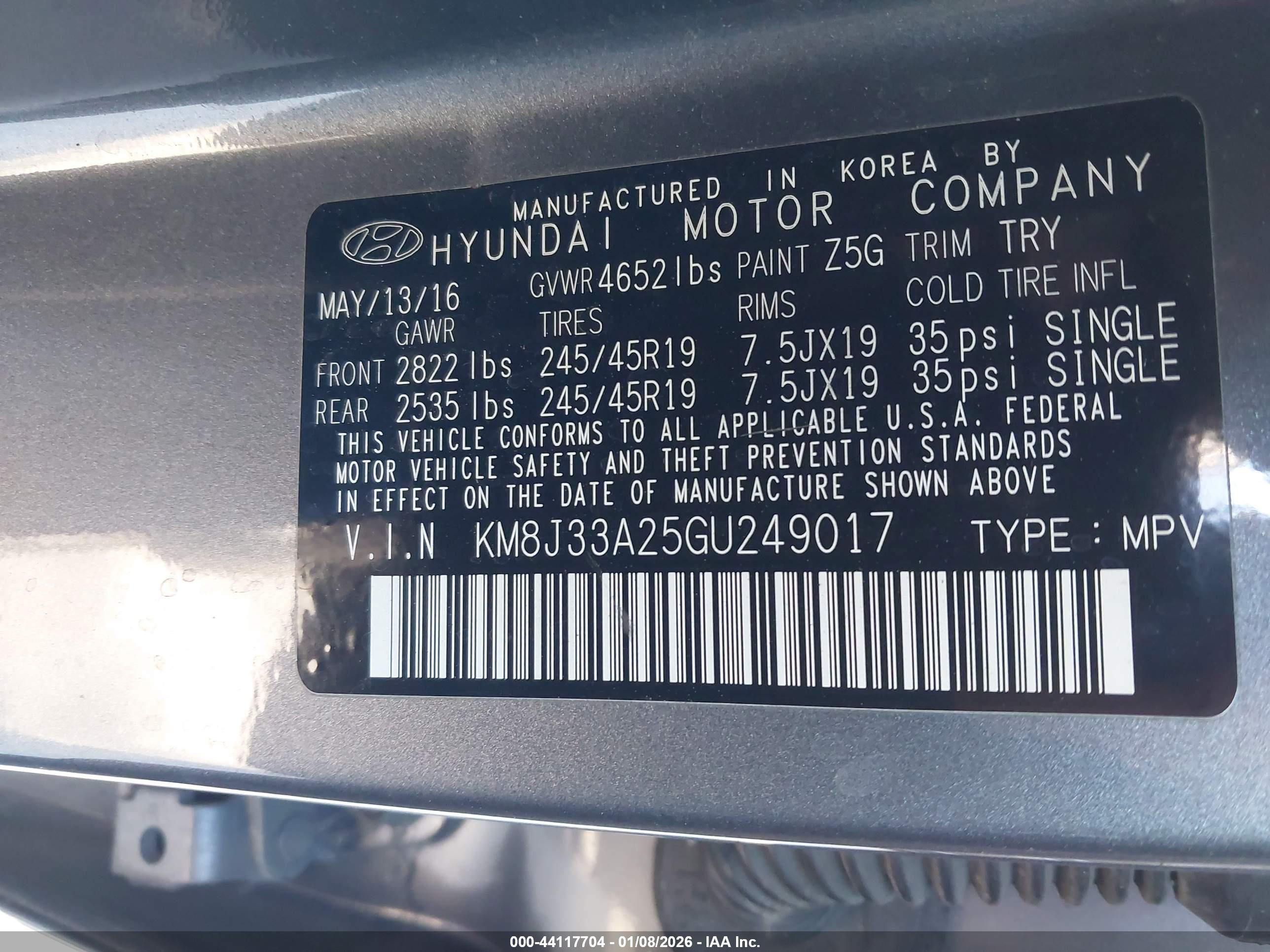 HYUNDAI TUCSON image 9