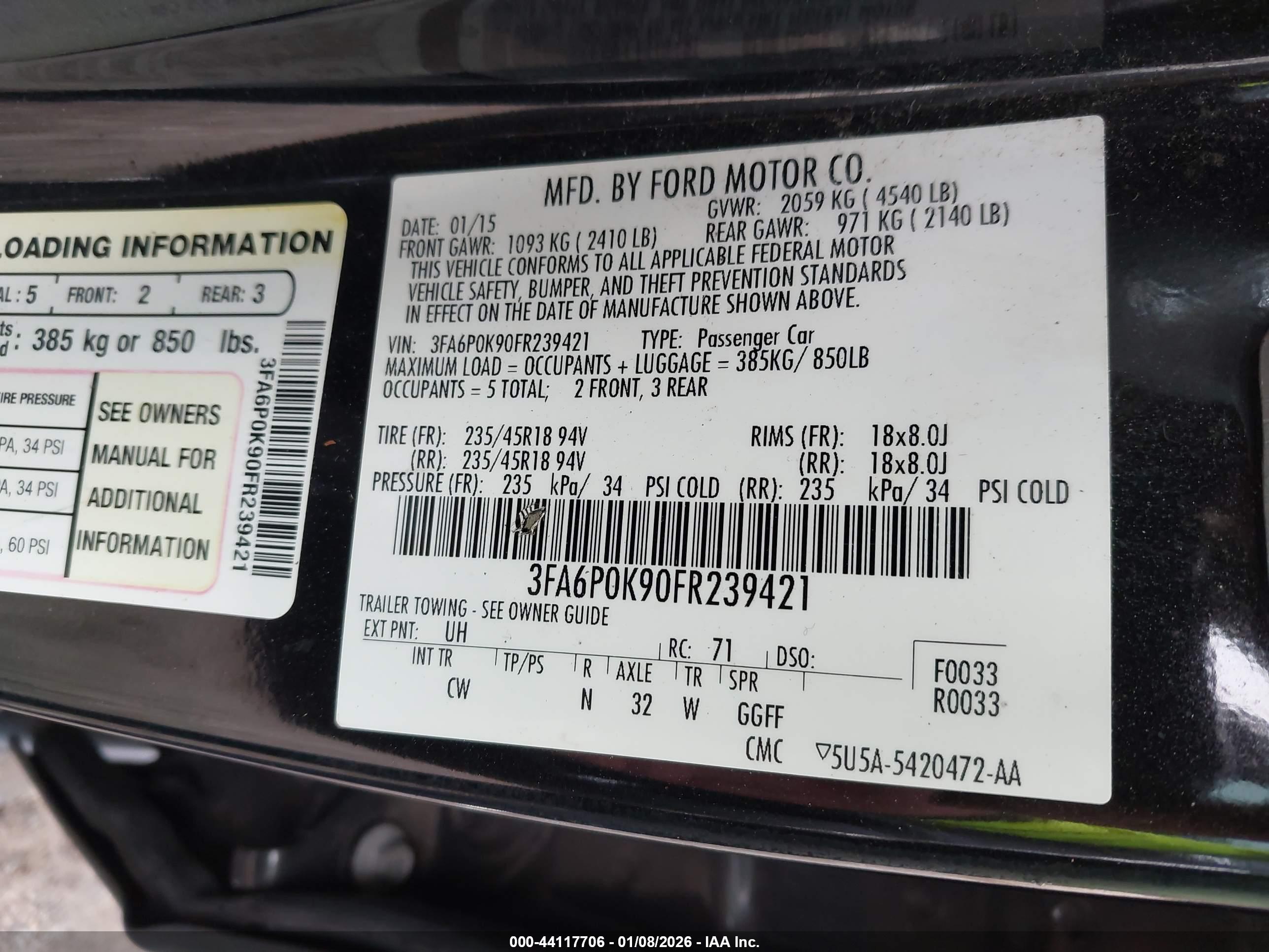 FORD FUSION image 9