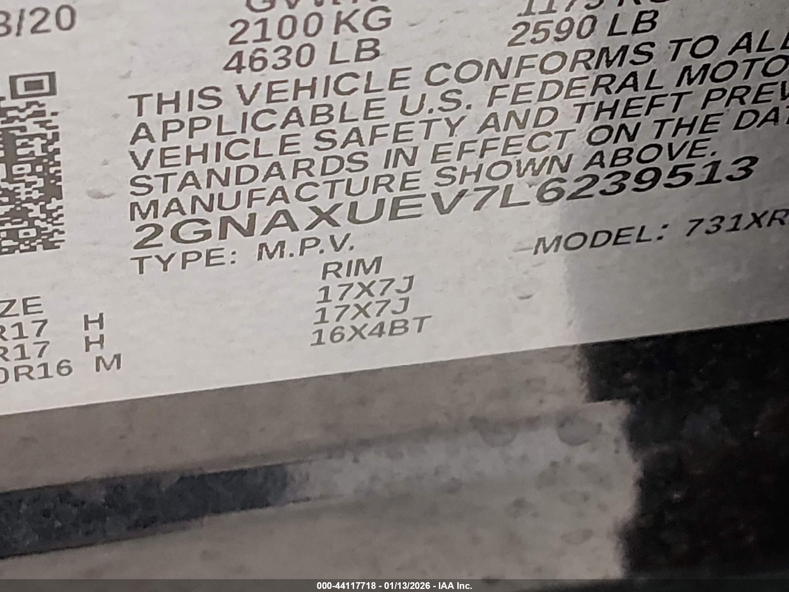 CHEVROLET EQUINOX image 9