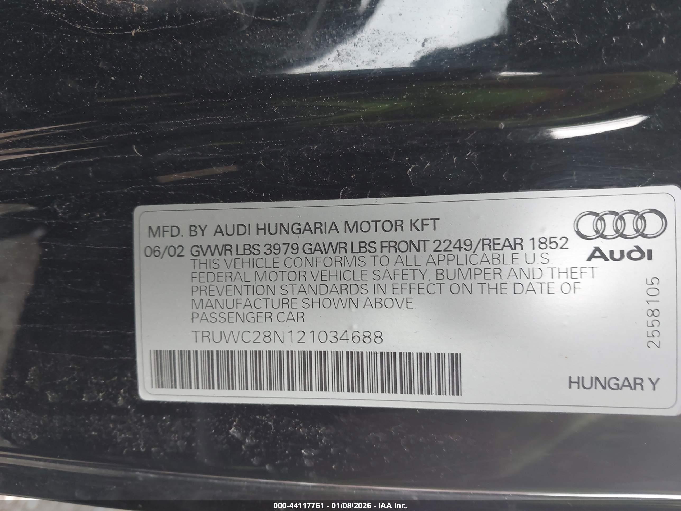 AUDI TT image 9