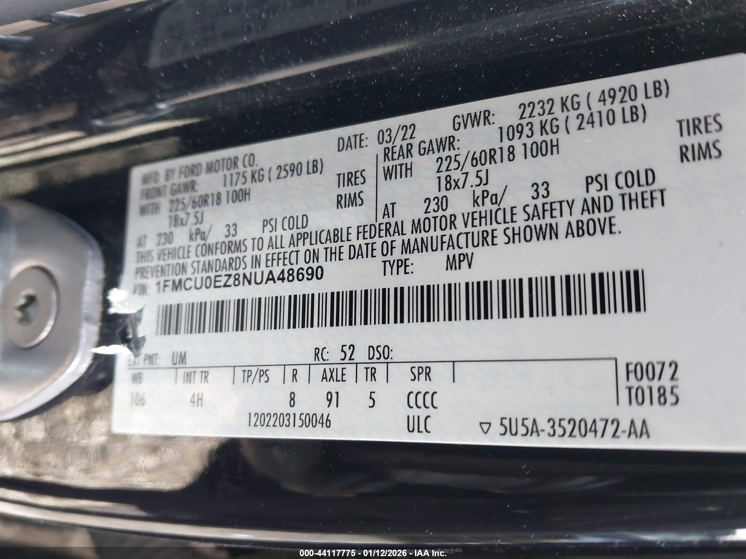 FORD ESCAPE image 9