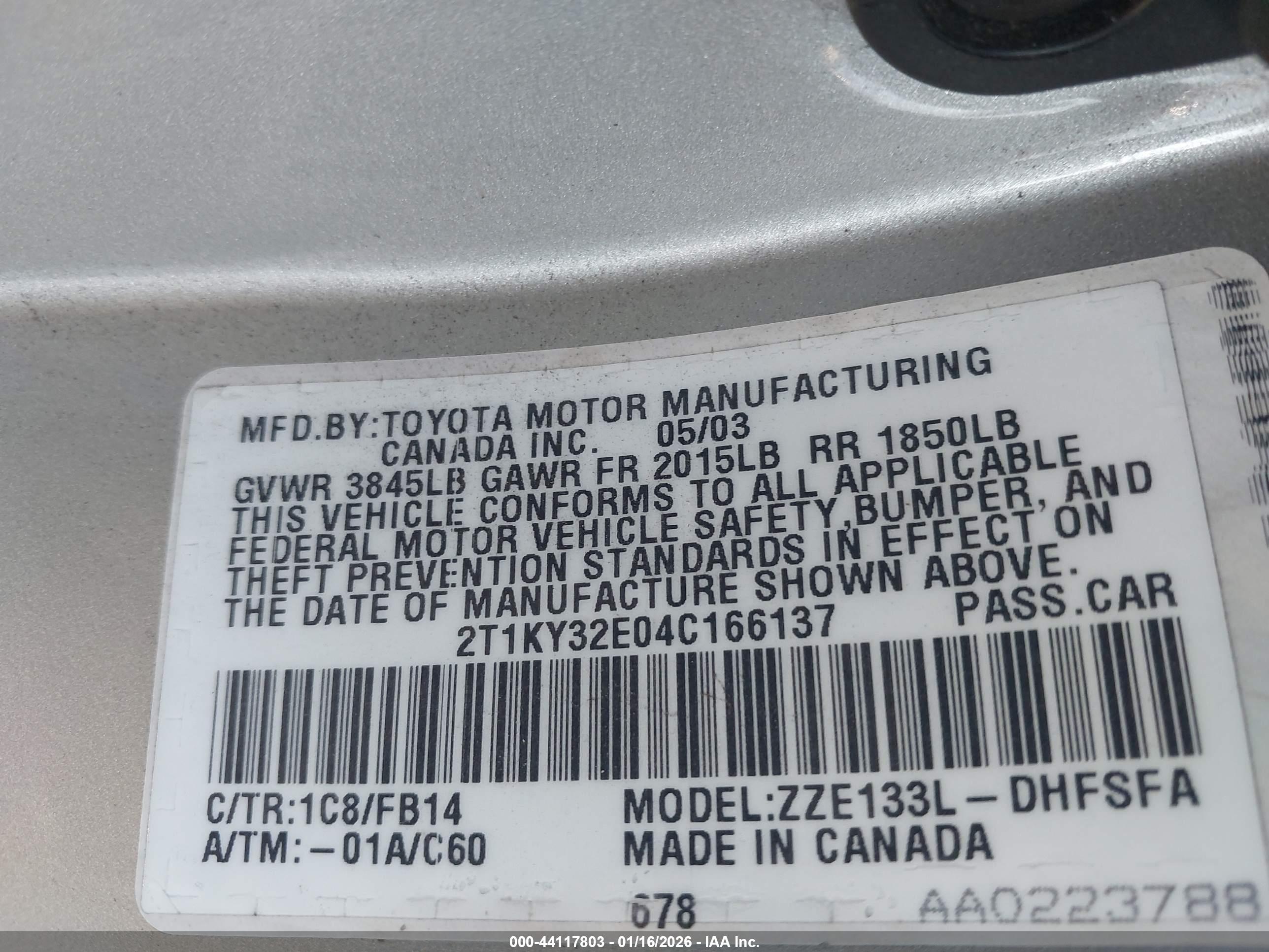 TOYOTA MATRIX image 9