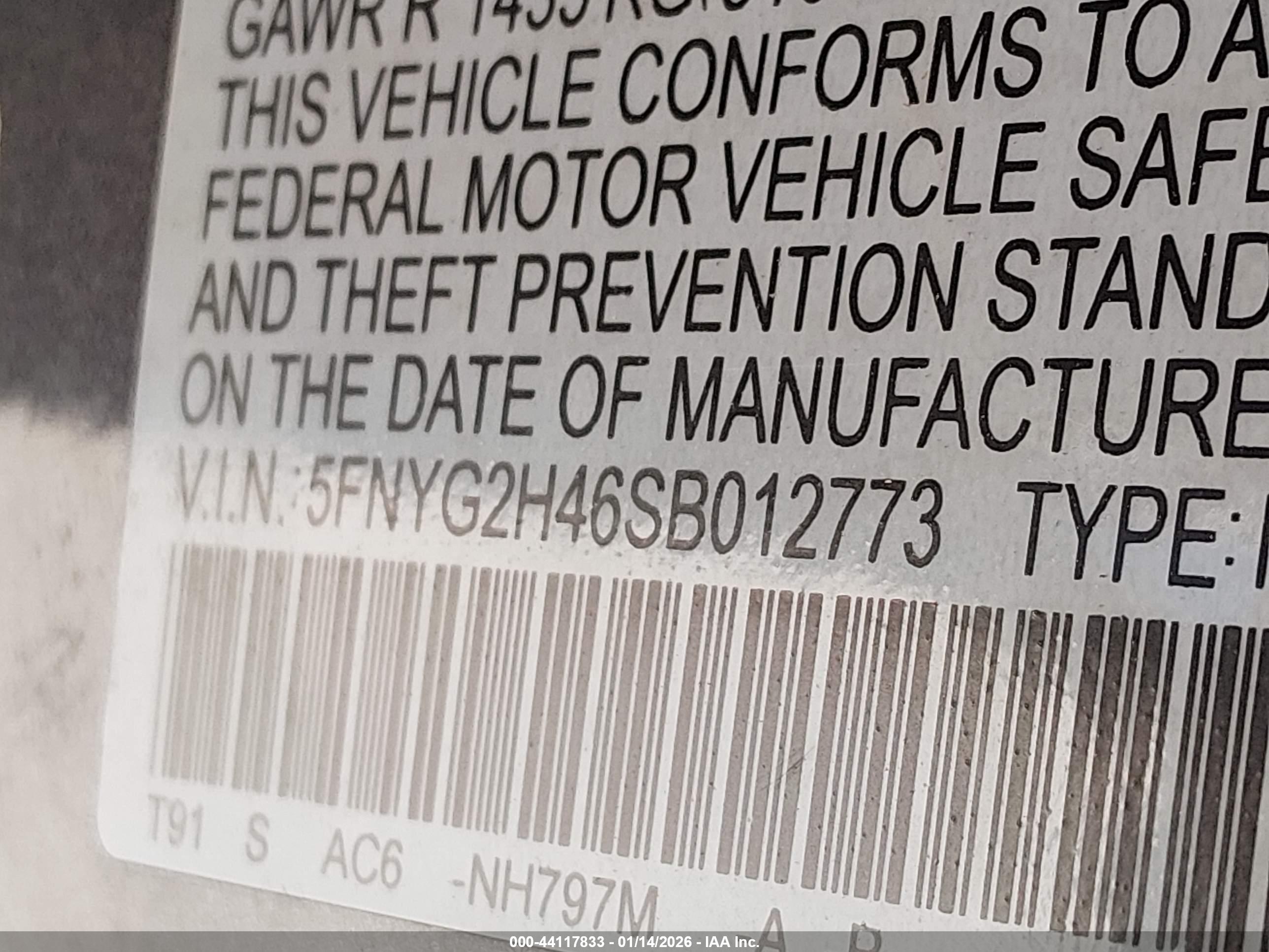 HONDA PILOT image 9