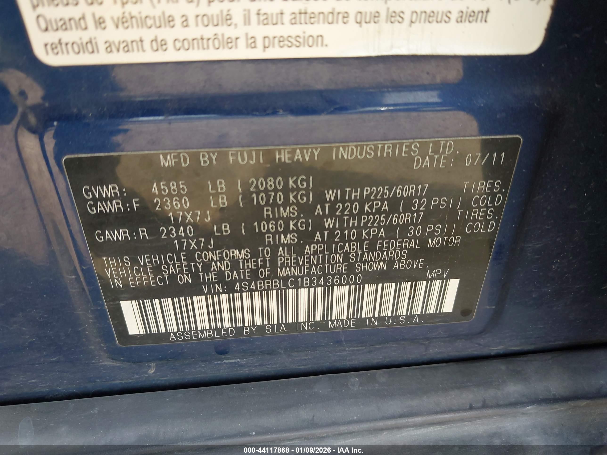 SUBARU OUTBACK image 9