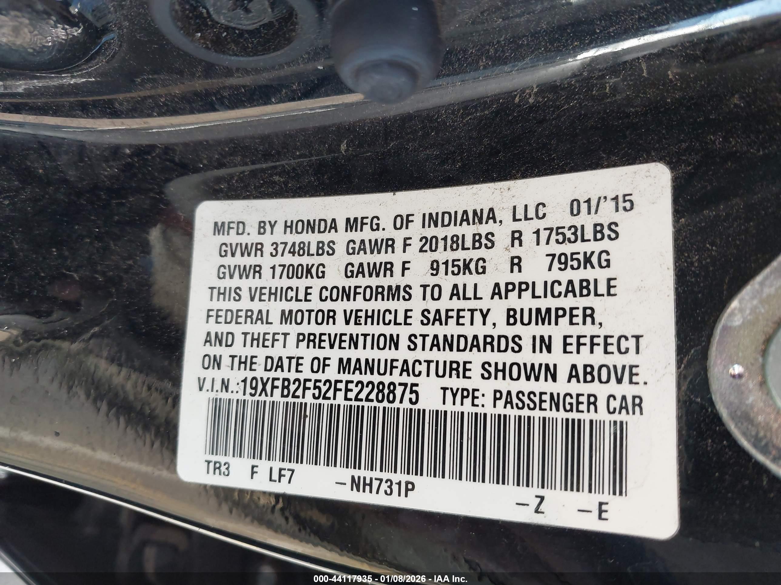 HONDA CIVIC image 9