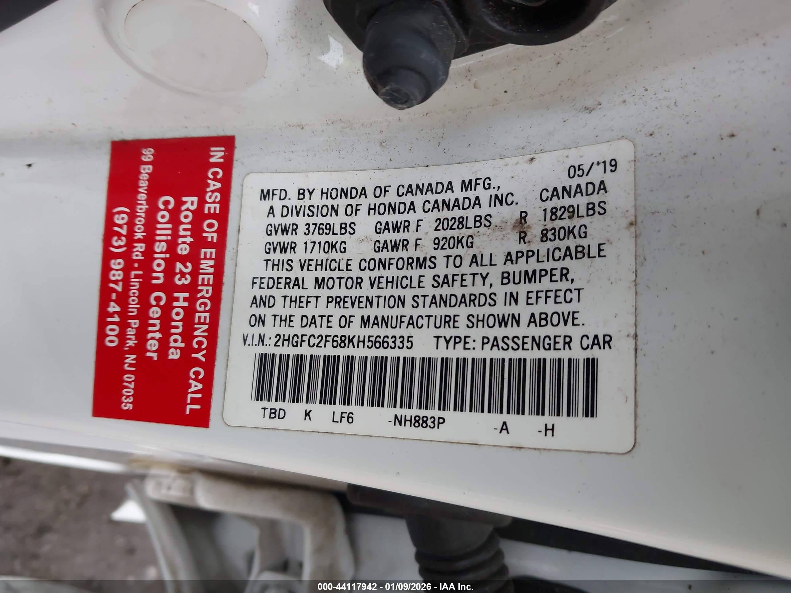 HONDA CIVIC image 9