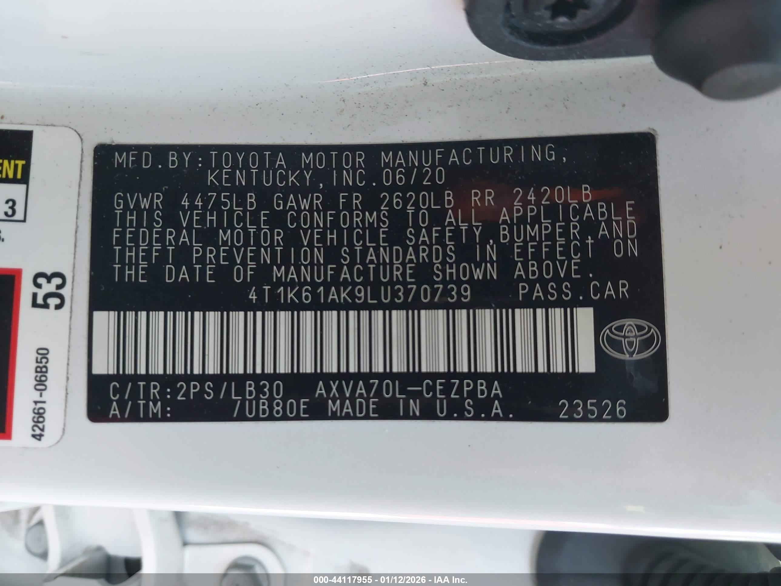 TOYOTA CAMRY image 9