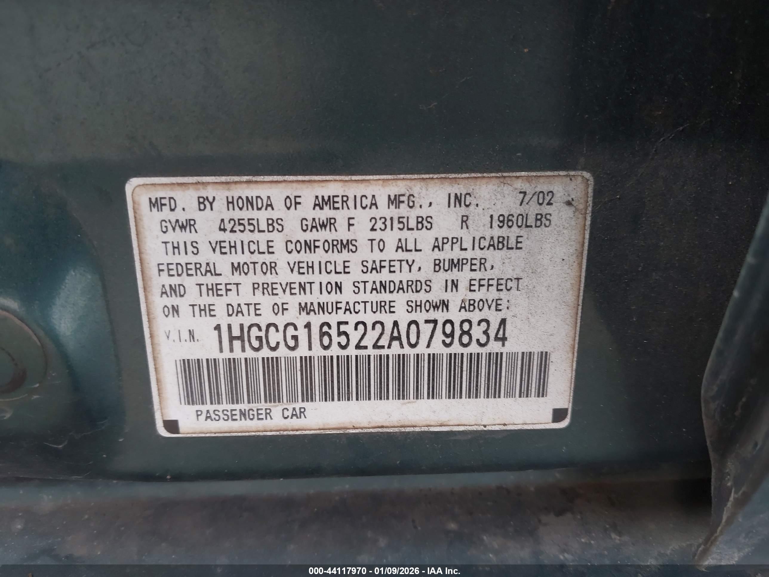 HONDA ACCORD image 9