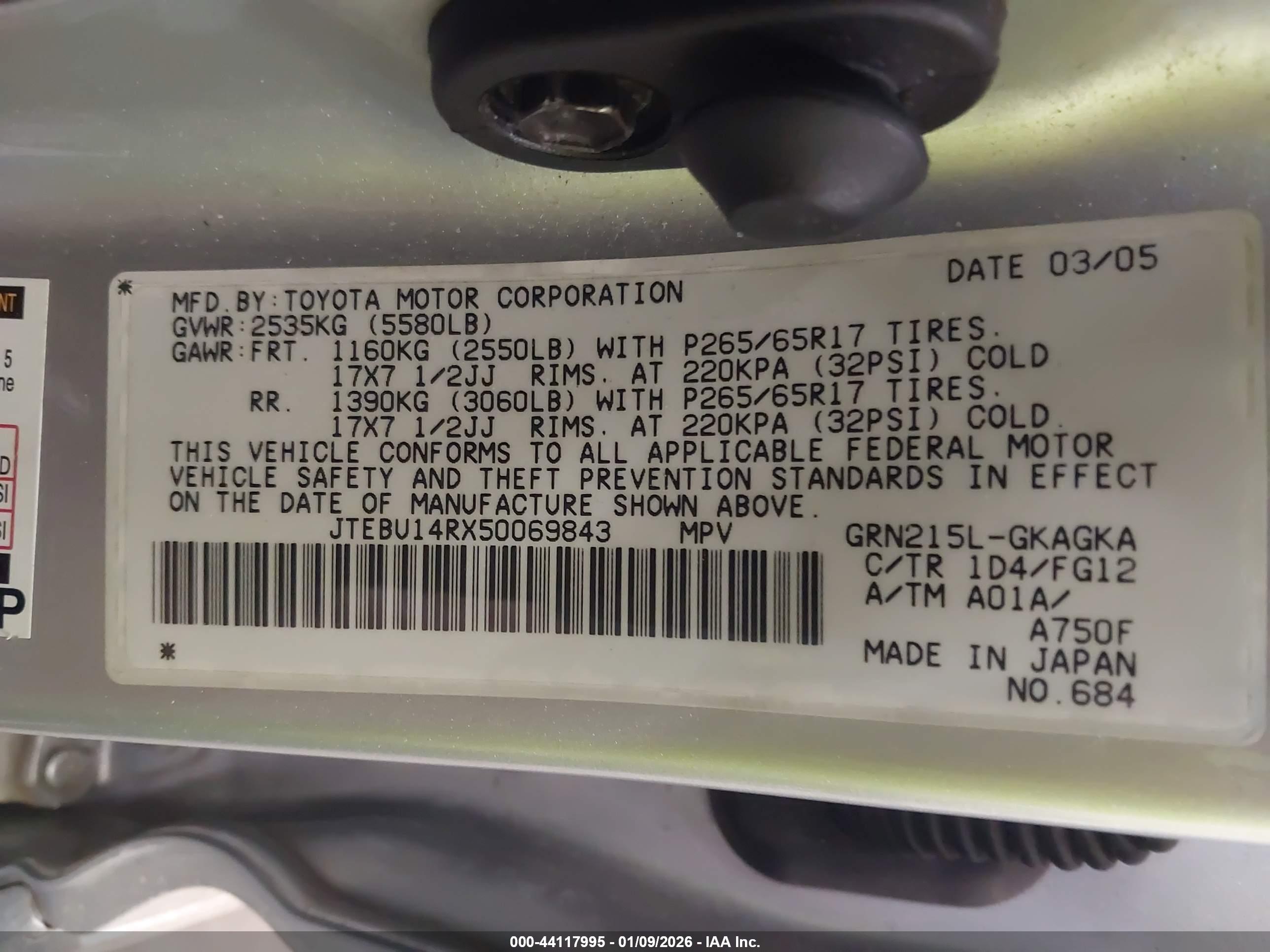 TOYOTA 4RUNNER image 9