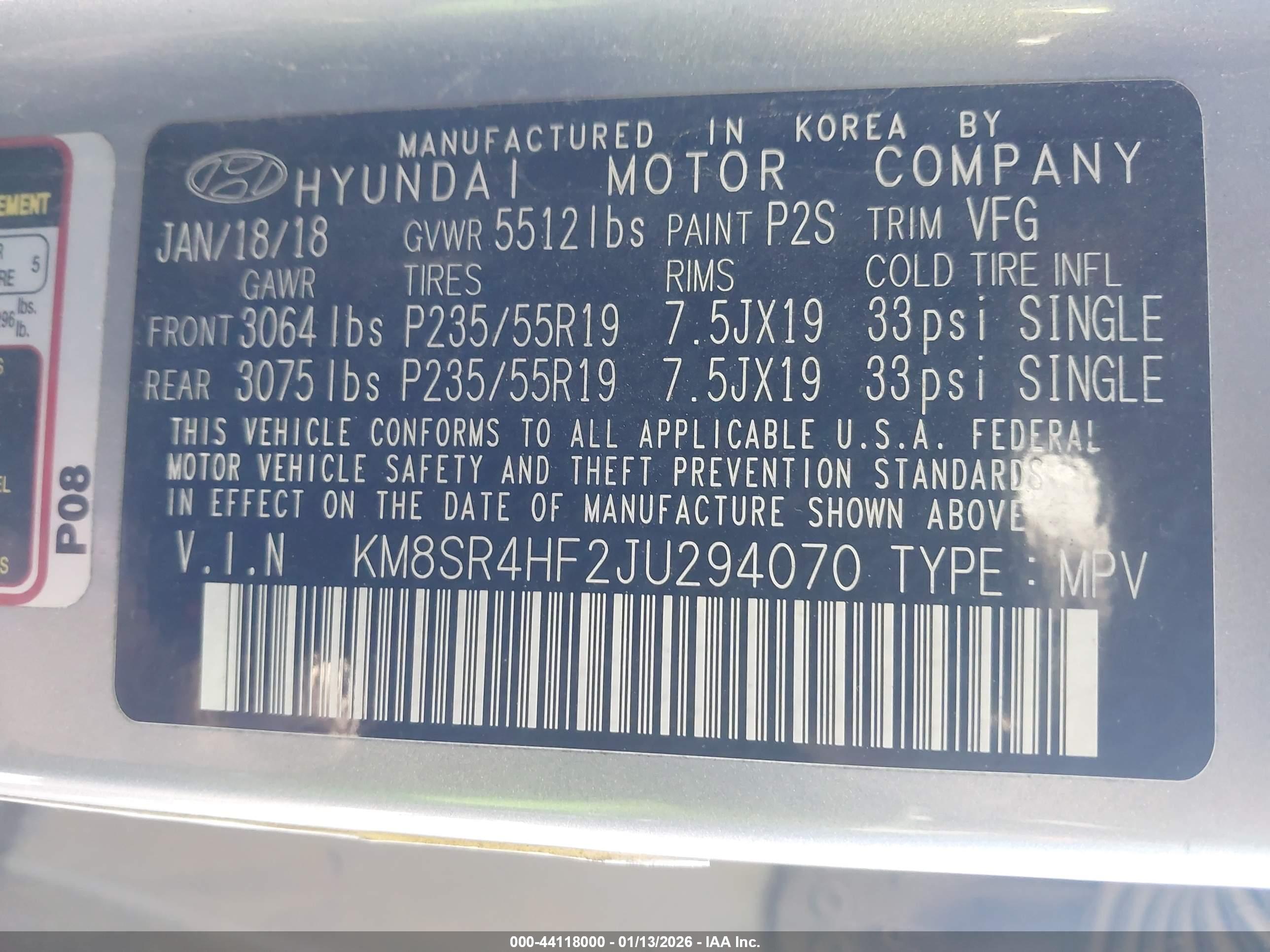 HYUNDAI SANTA image 9