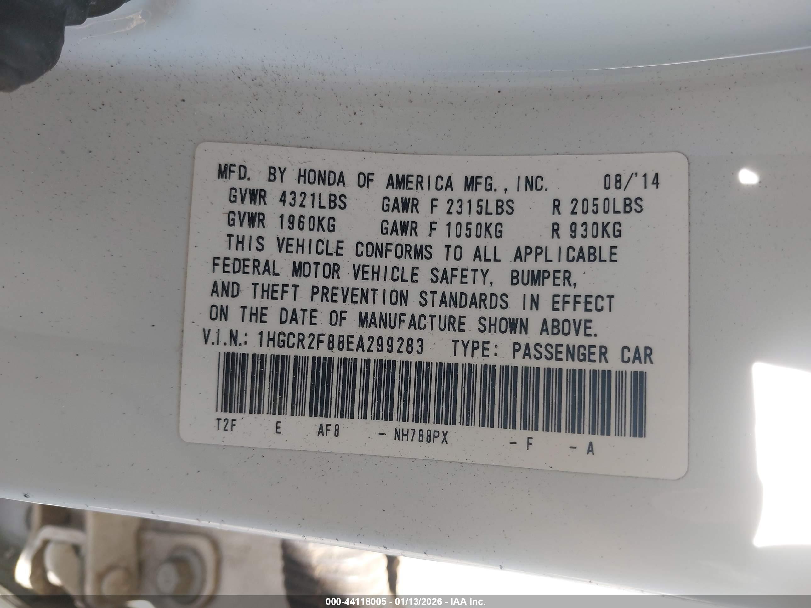 HONDA ACCORD image 9