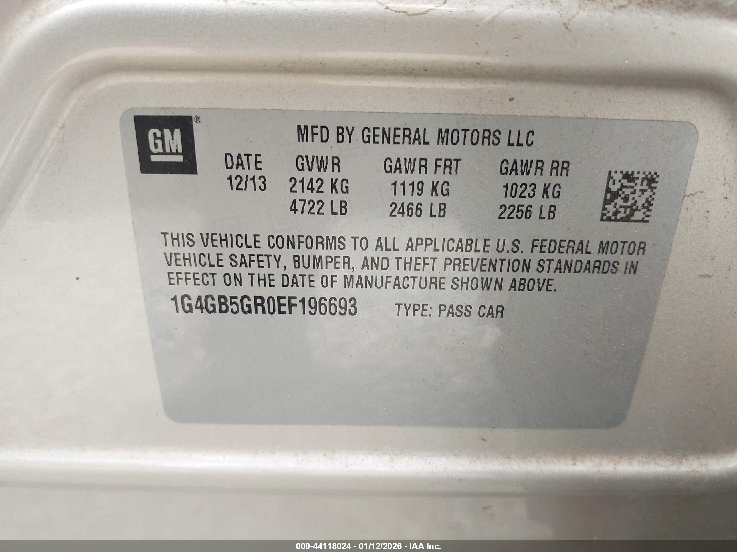 BUICK LACROSSE image 9