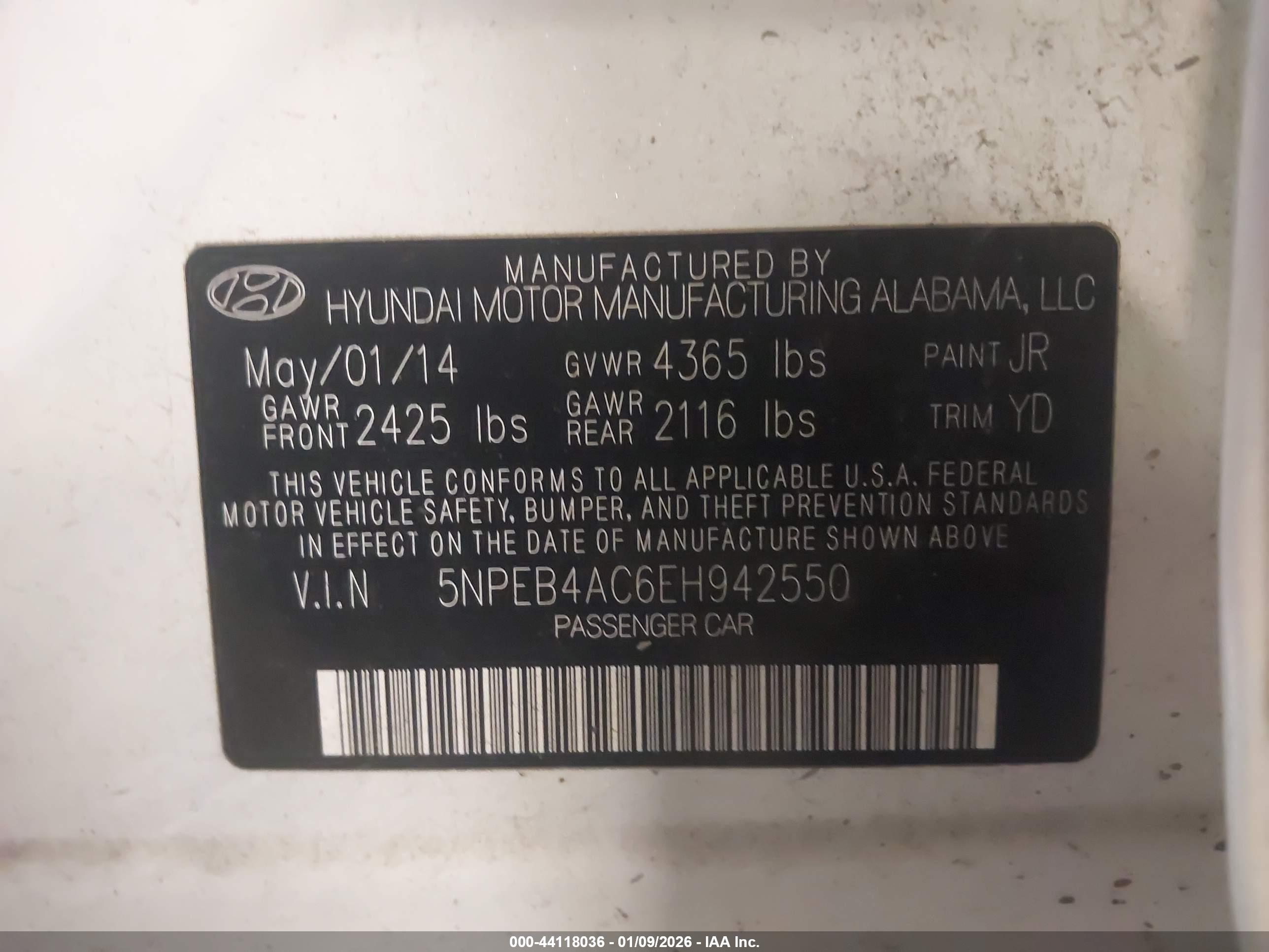 HYUNDAI SONATA image 9