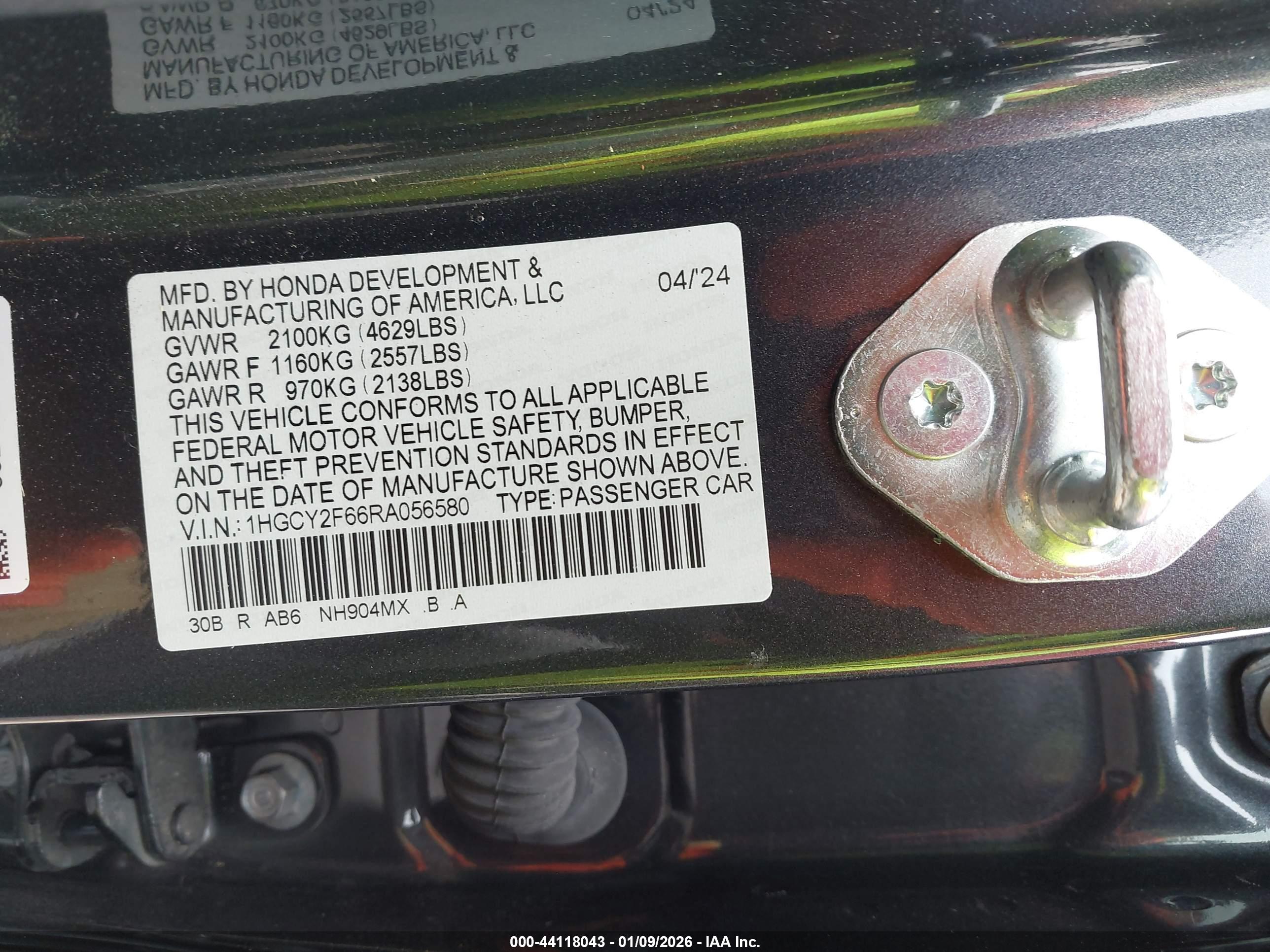HONDA ACCORD image 9