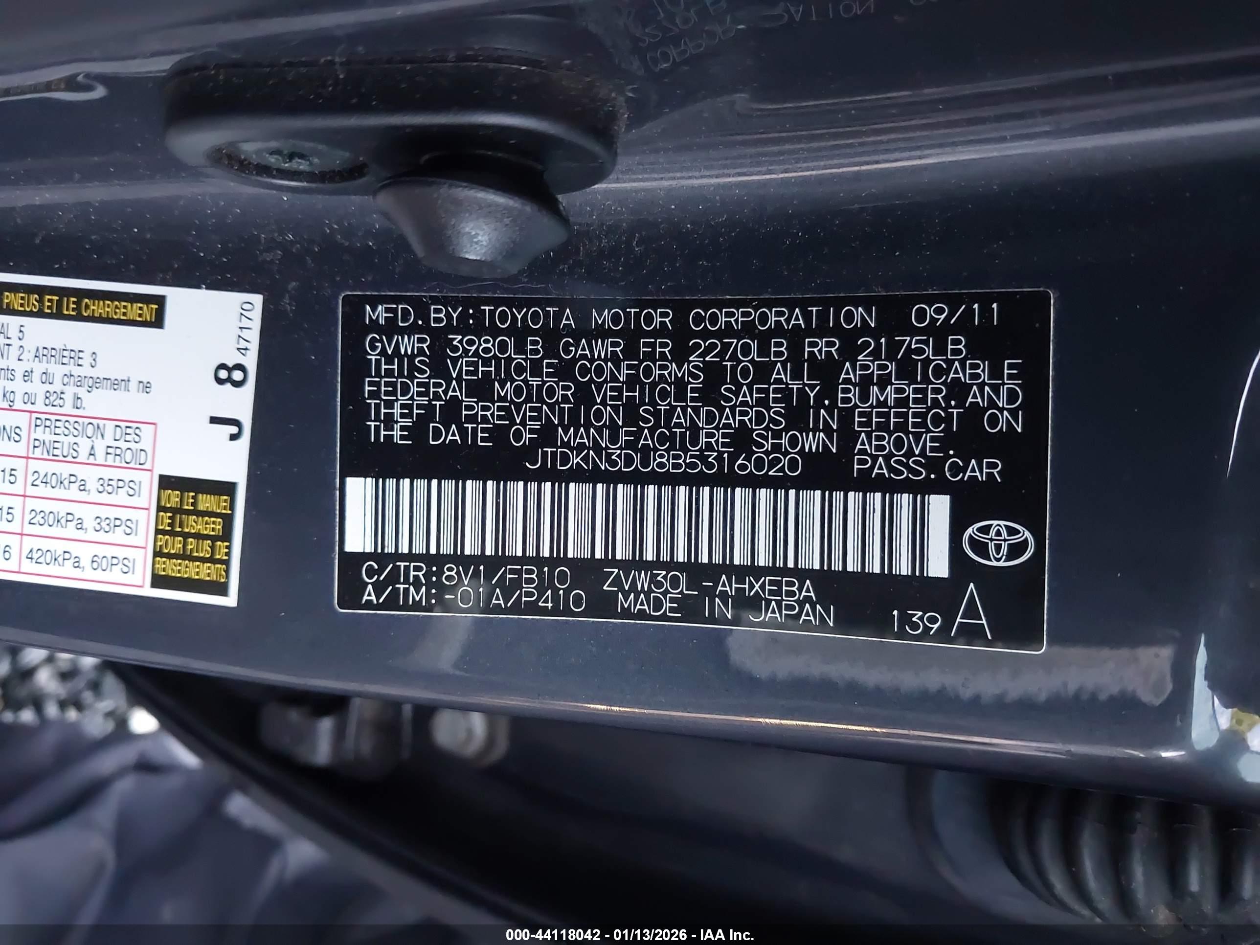 TOYOTA PRIUS image 9