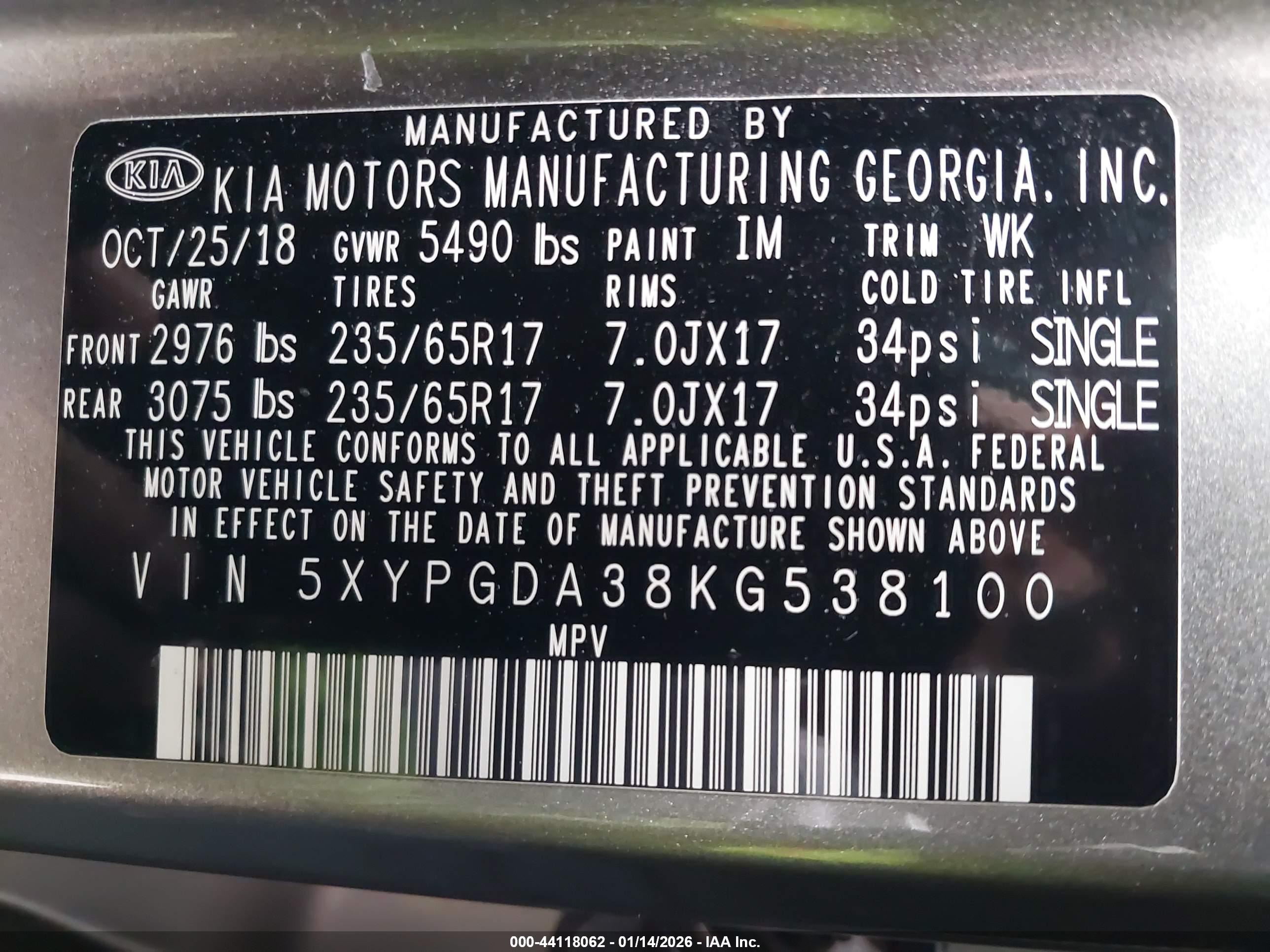 KIA SORENTO image 9