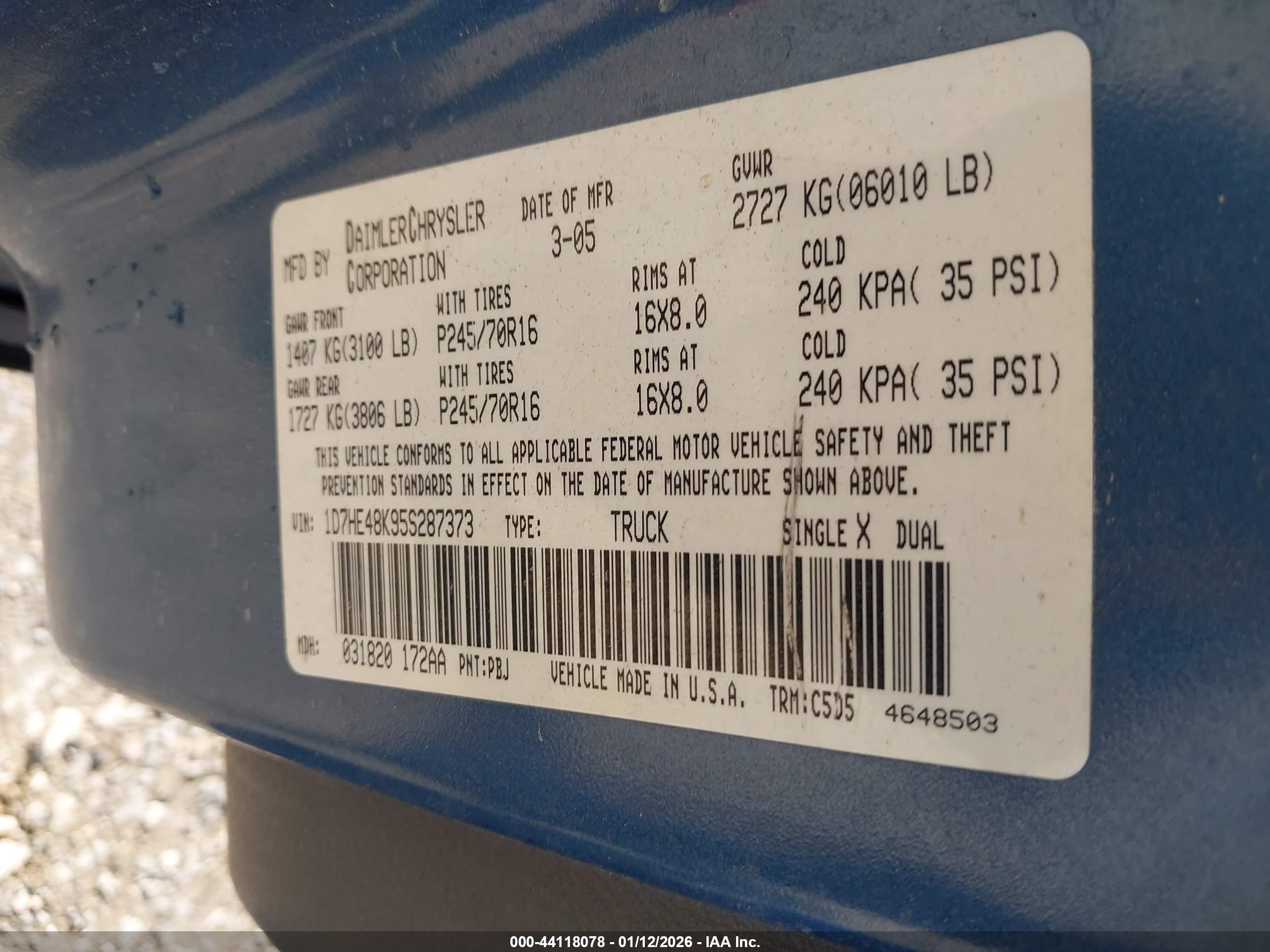 DODGE DAKOTA image 9