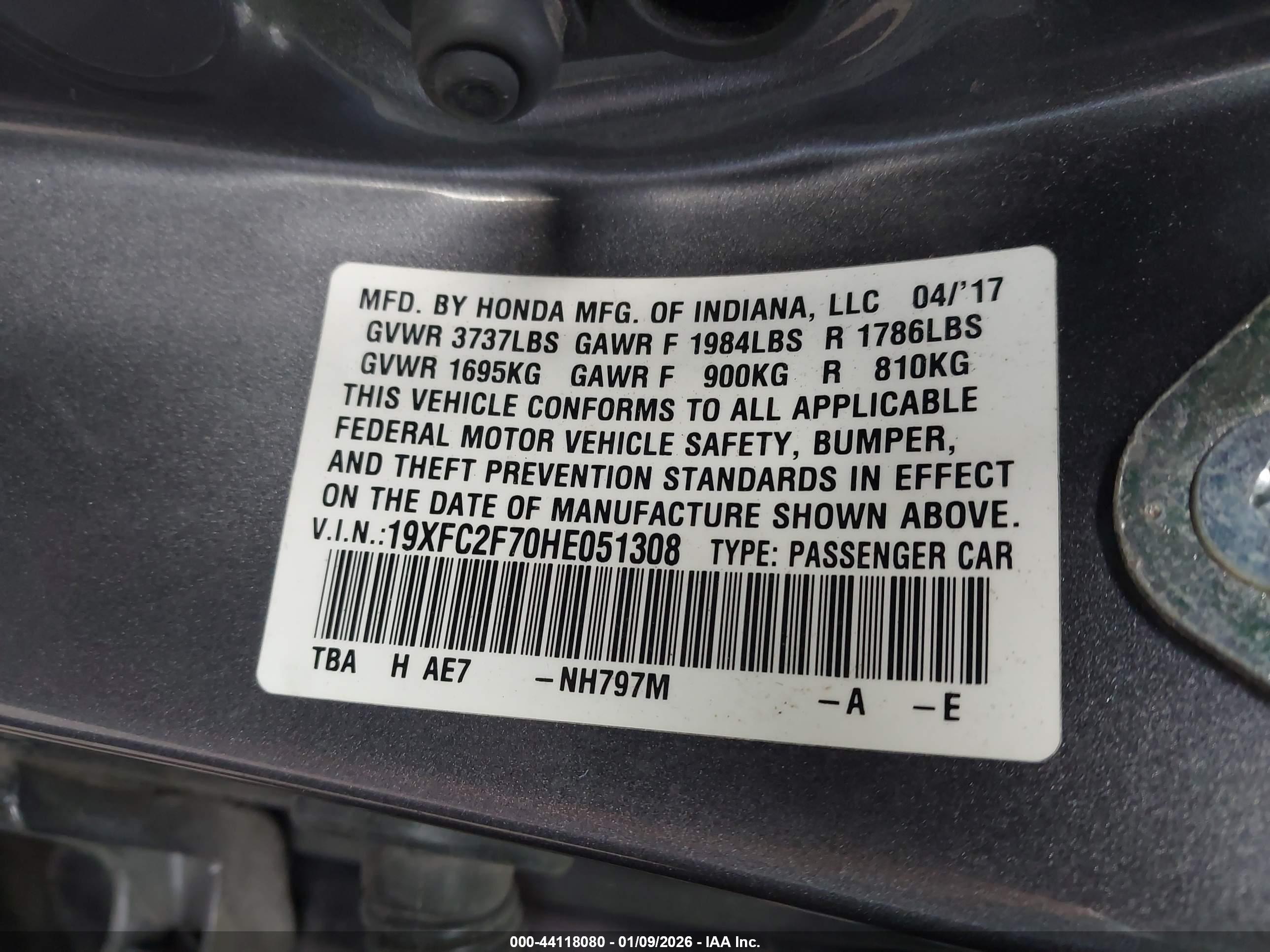 HONDA CIVIC image 9